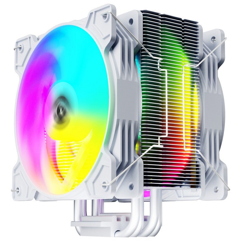 Thumbnail 3 de Tempest Cooler 4Pipes 2x120mm RGB ventilador CPU blanco