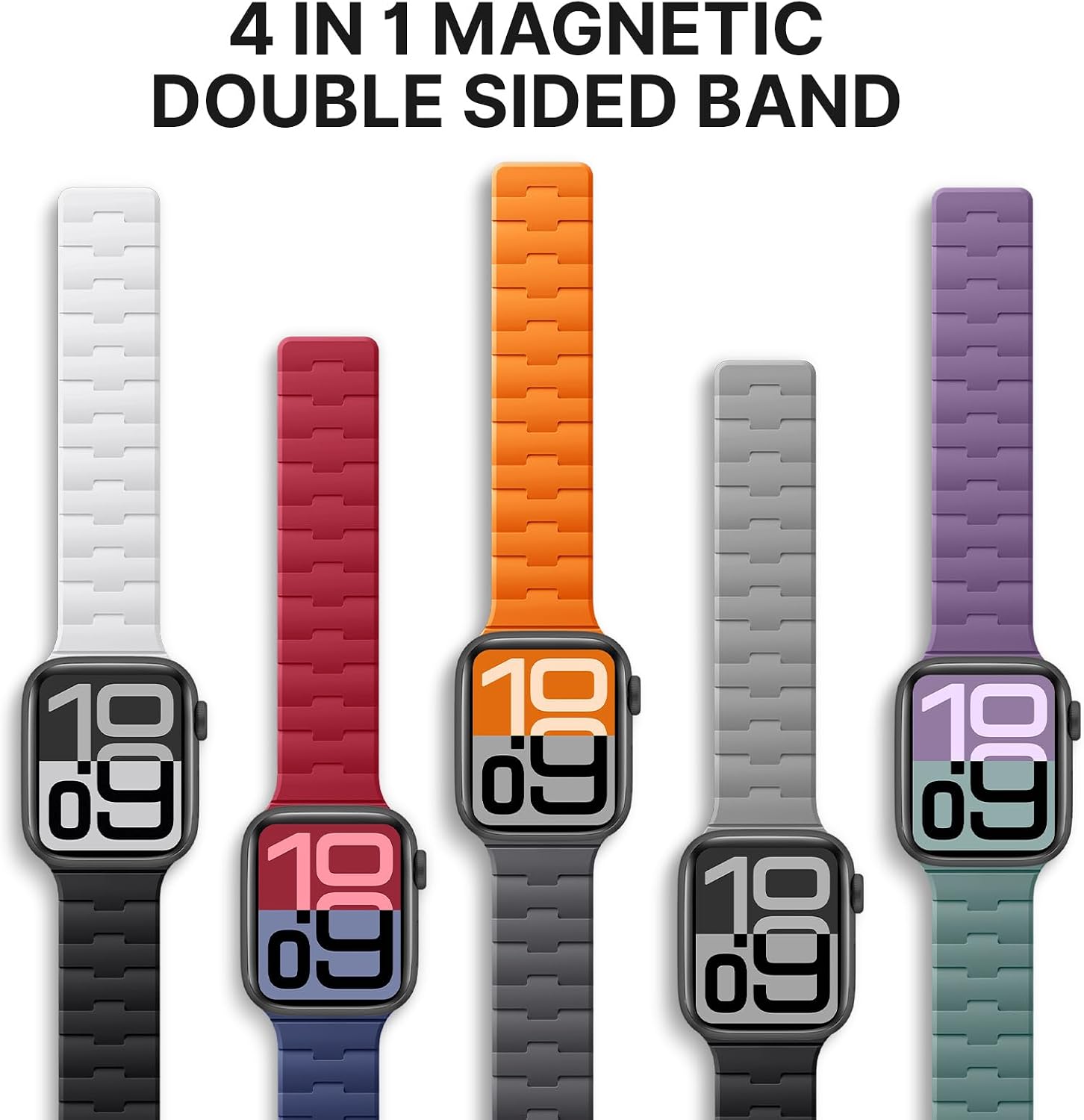 Thumbnail 6 de Bandletic Double Sided Wearable Magnetic Strap for Apple Watch (Series Ultra 3/2/1 to Series 3/2/1)