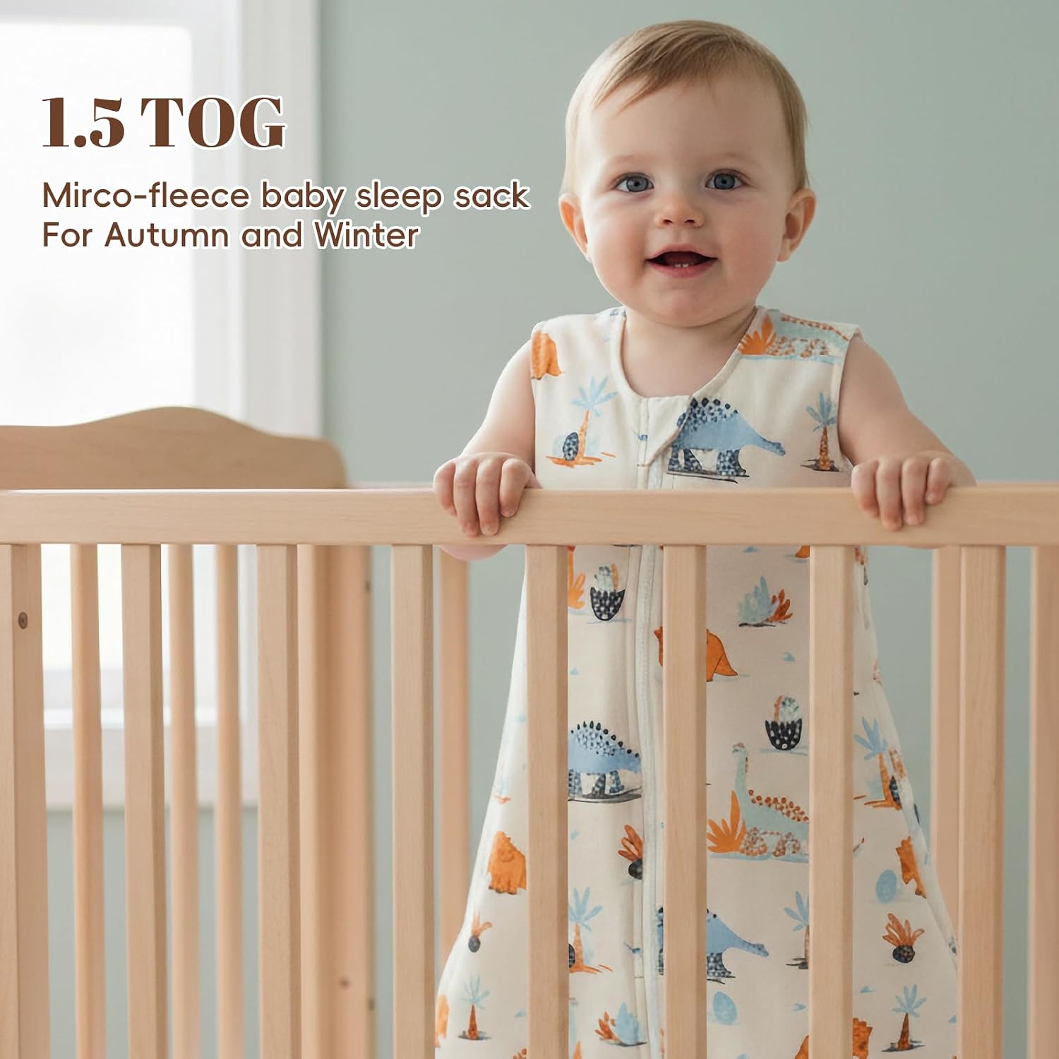 Detalle 1 de David's Kids Baby Sleep Sack, 1.5 TOG