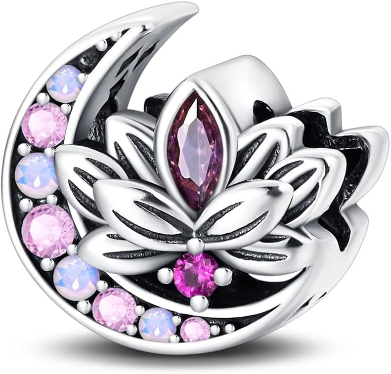Thumbnail 1 de TINSLO Charm Anhänger aus 925 Sterling Silber mit Zirkonia – für europäische Armbänder & Ketten (kompatibel zu Pandora)