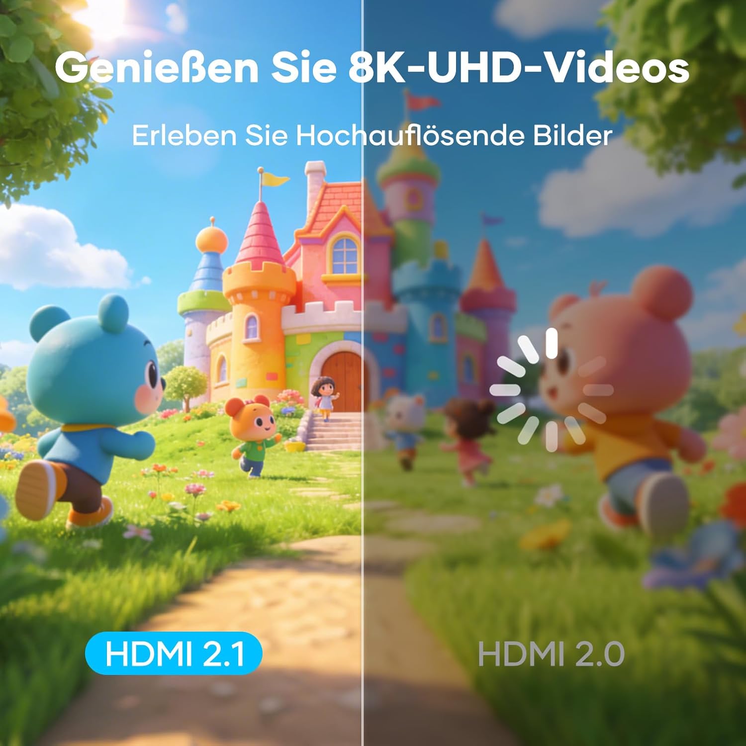 Thumbnail 4 de Kryoza Ultradünnes HDMI Kabel 2M 8K – extrem flexibel, 2.1 High Speed