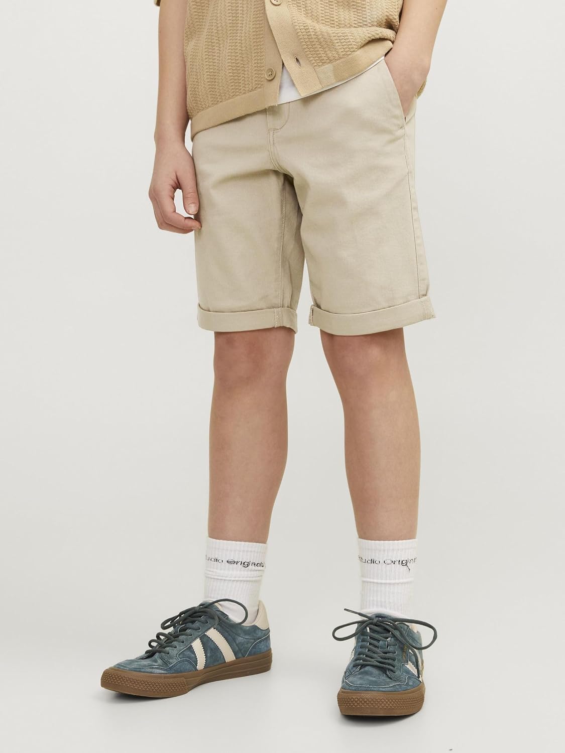 Detalle de JACK & JONES Boy Chino Shorts Regular Fit – Chino Shorts für Jungen