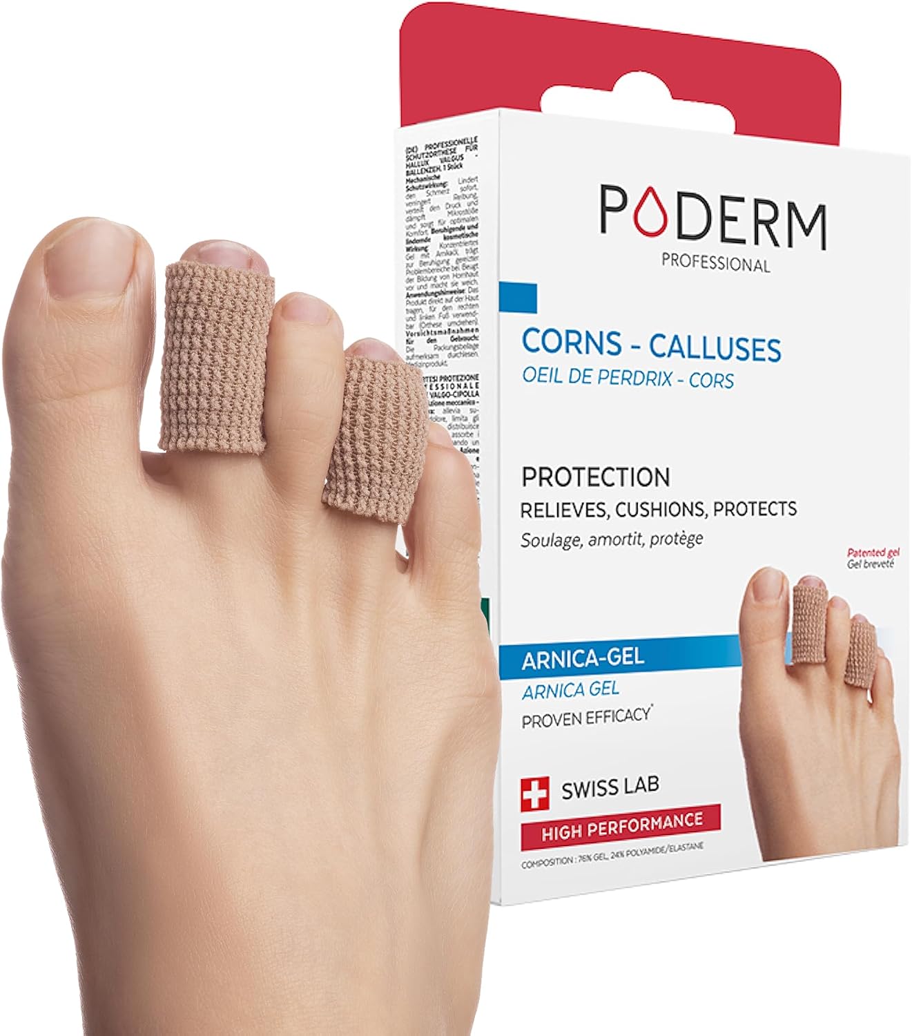 Detalle de Poderm Toe/Corns Protection Tubes