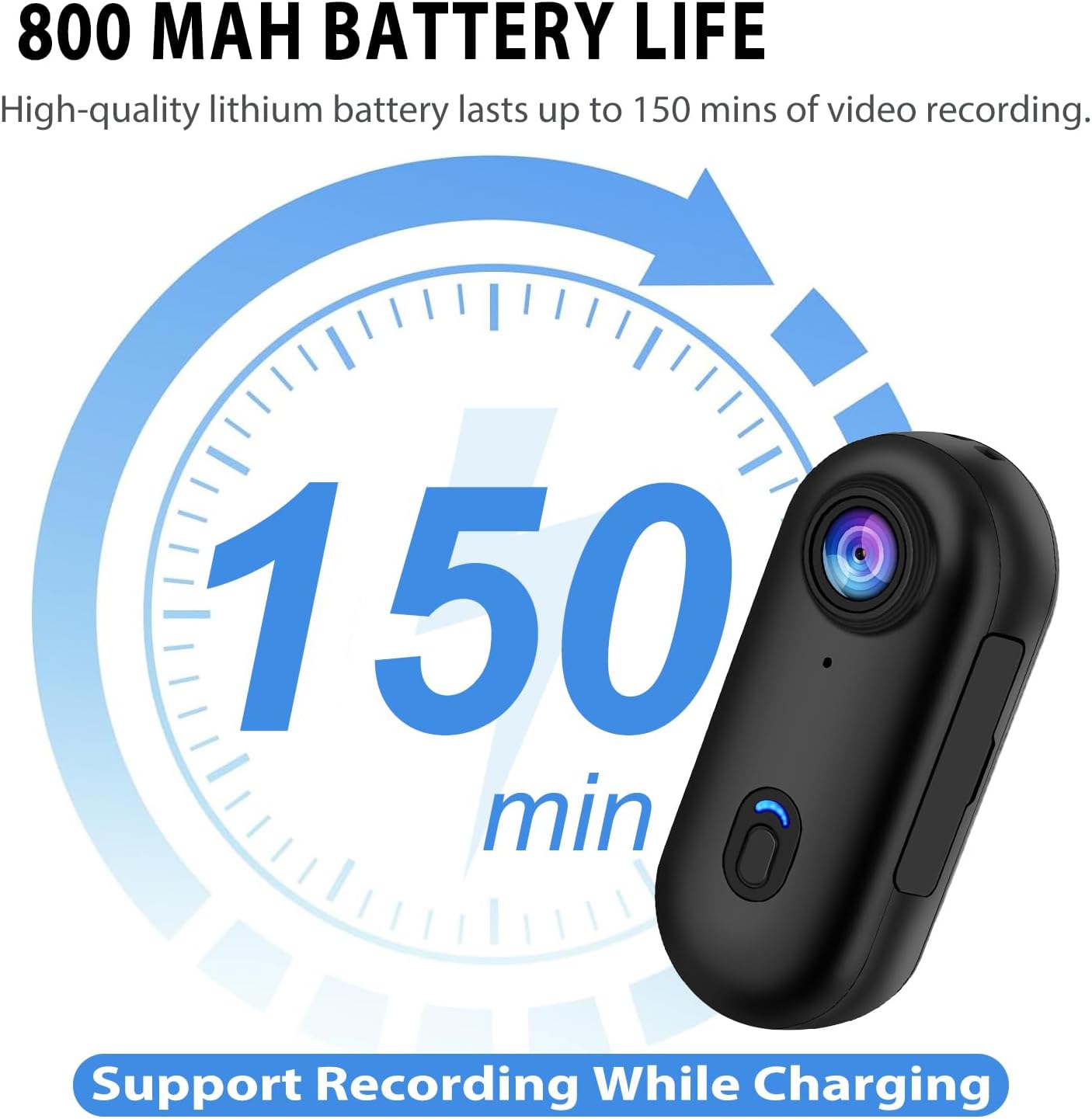 Thumbnail 6 de bayehngs Mini Body Camera with 64GB Card – Thumb-Size POV Action Camera