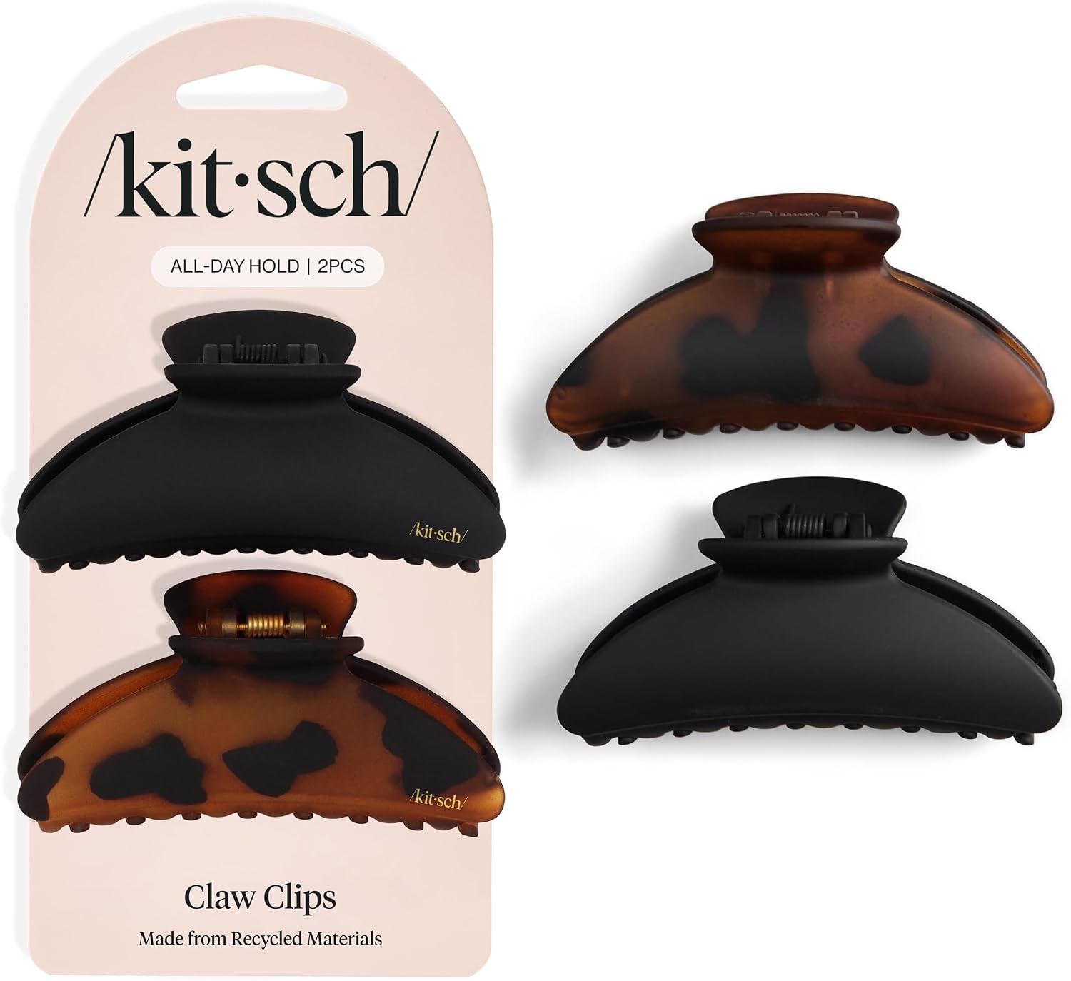 Detalle de Kitsch medium claw hair clips