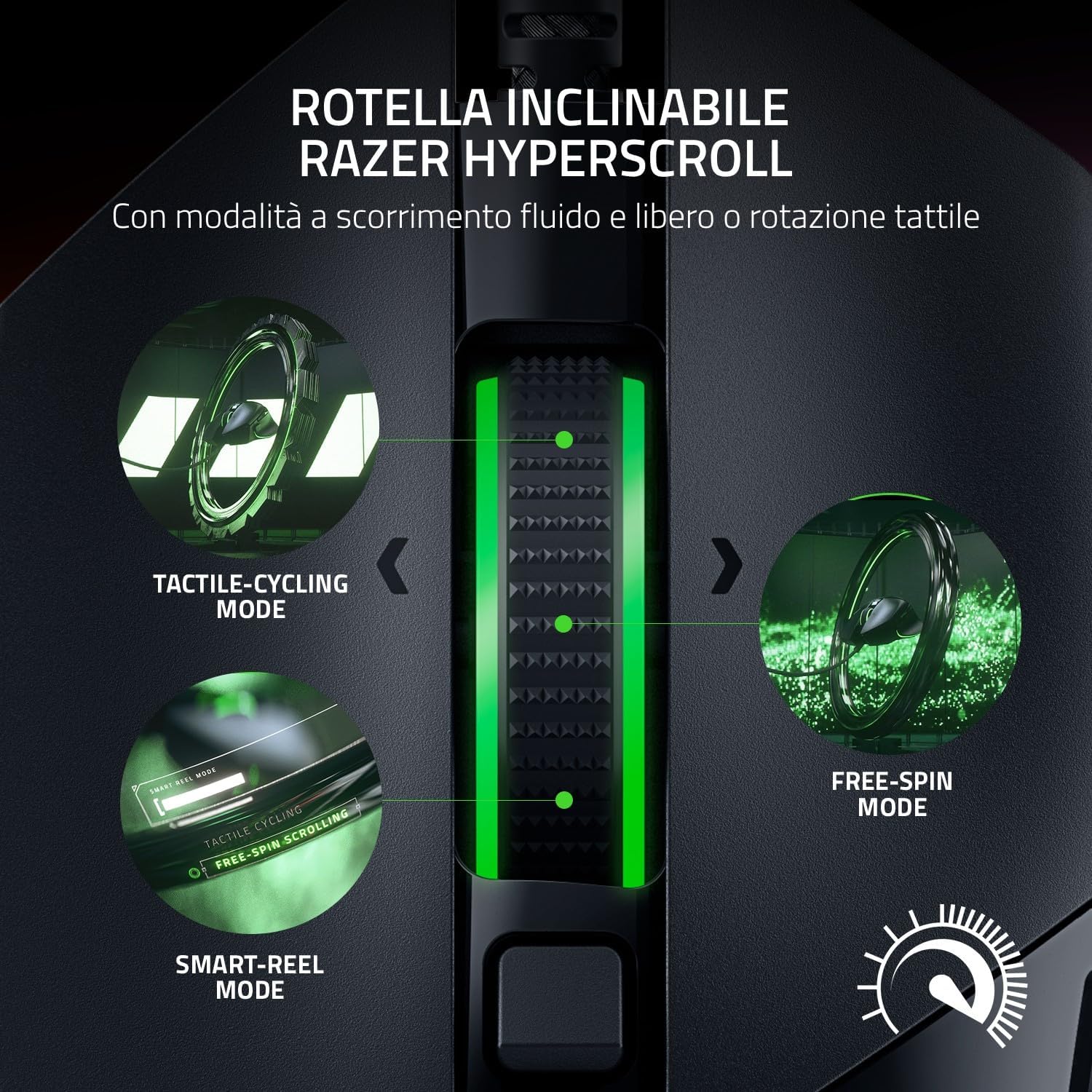 Thumbnail 2 de Razer Basilisk V3: Mouse da Gioco cablato con 11 pulsanti programmabili e DPI 26K