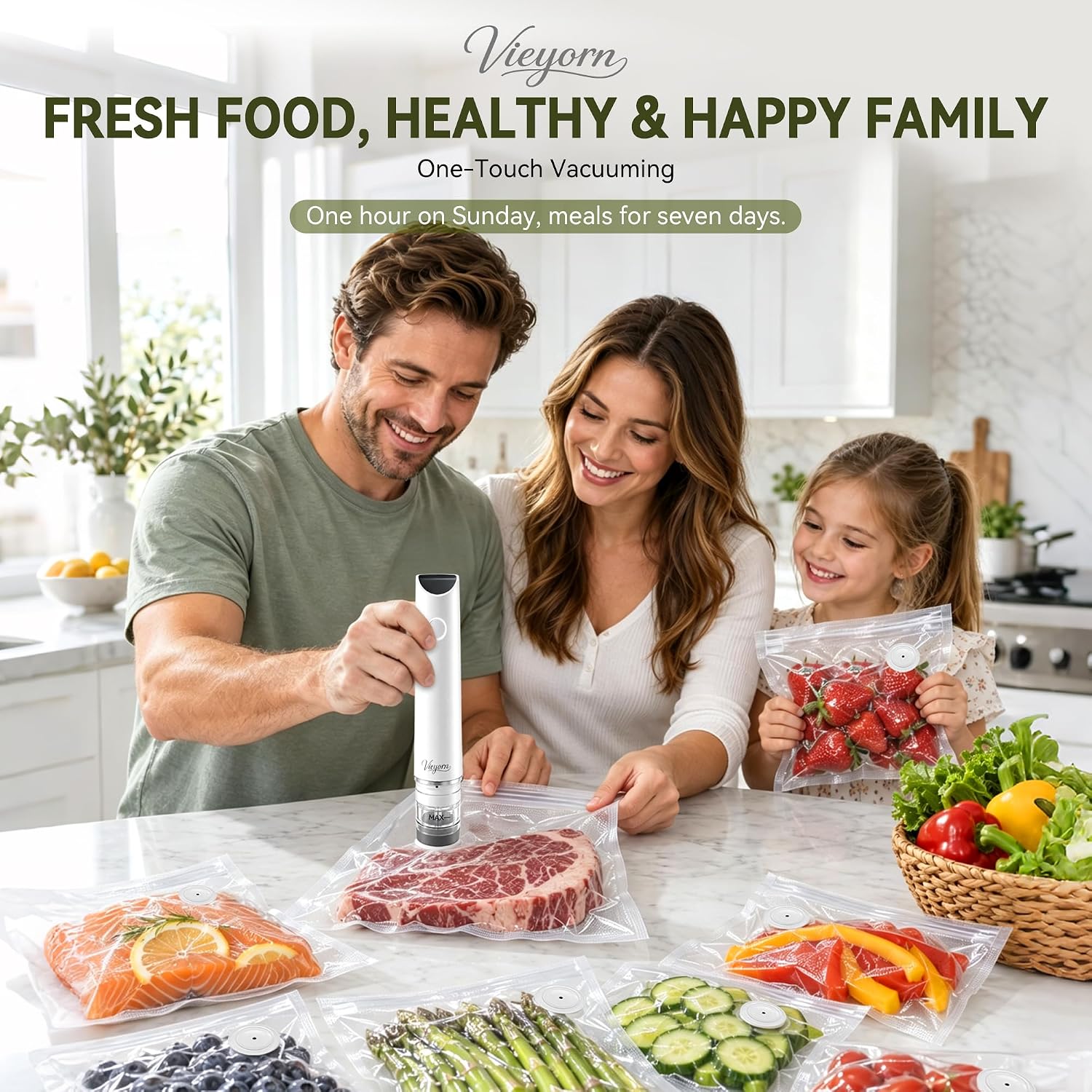 Thumbnail 1 de Vieyorn Food Vacuum Sealer Compact