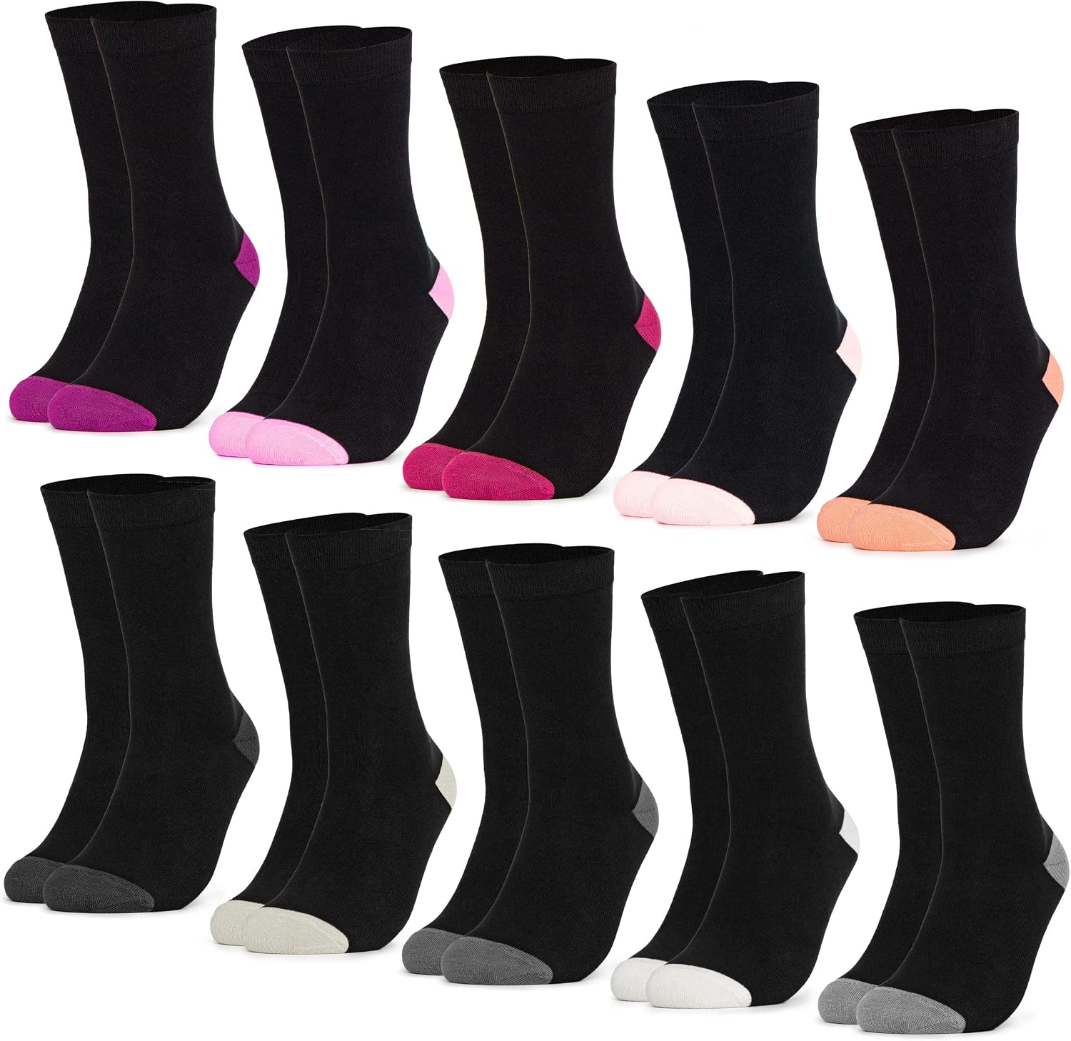 Detalle de Occulto Gertrud 10 Paar Socken aus Baumwolle