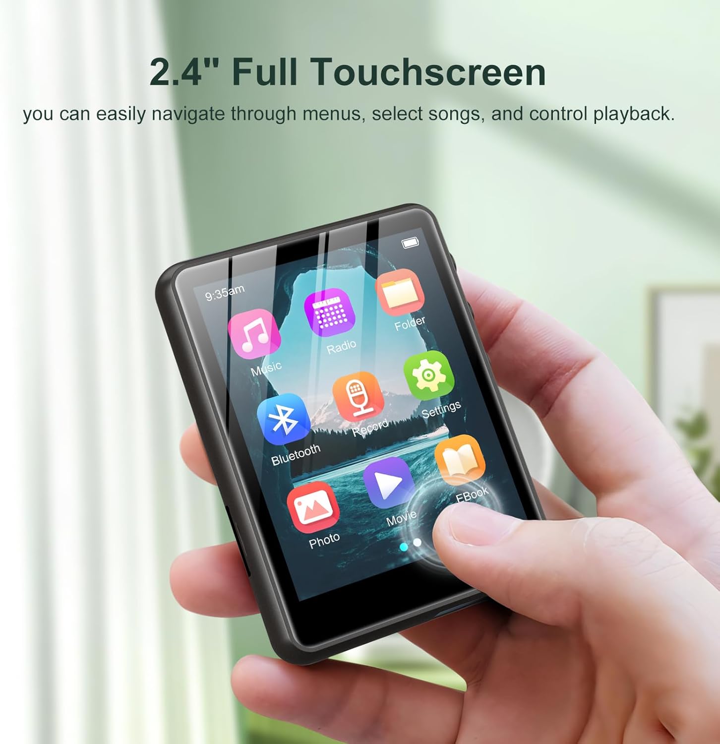 Thumbnail 6 de Reproductor MP3 ZAQE 128 GB Bluetooth 5.3