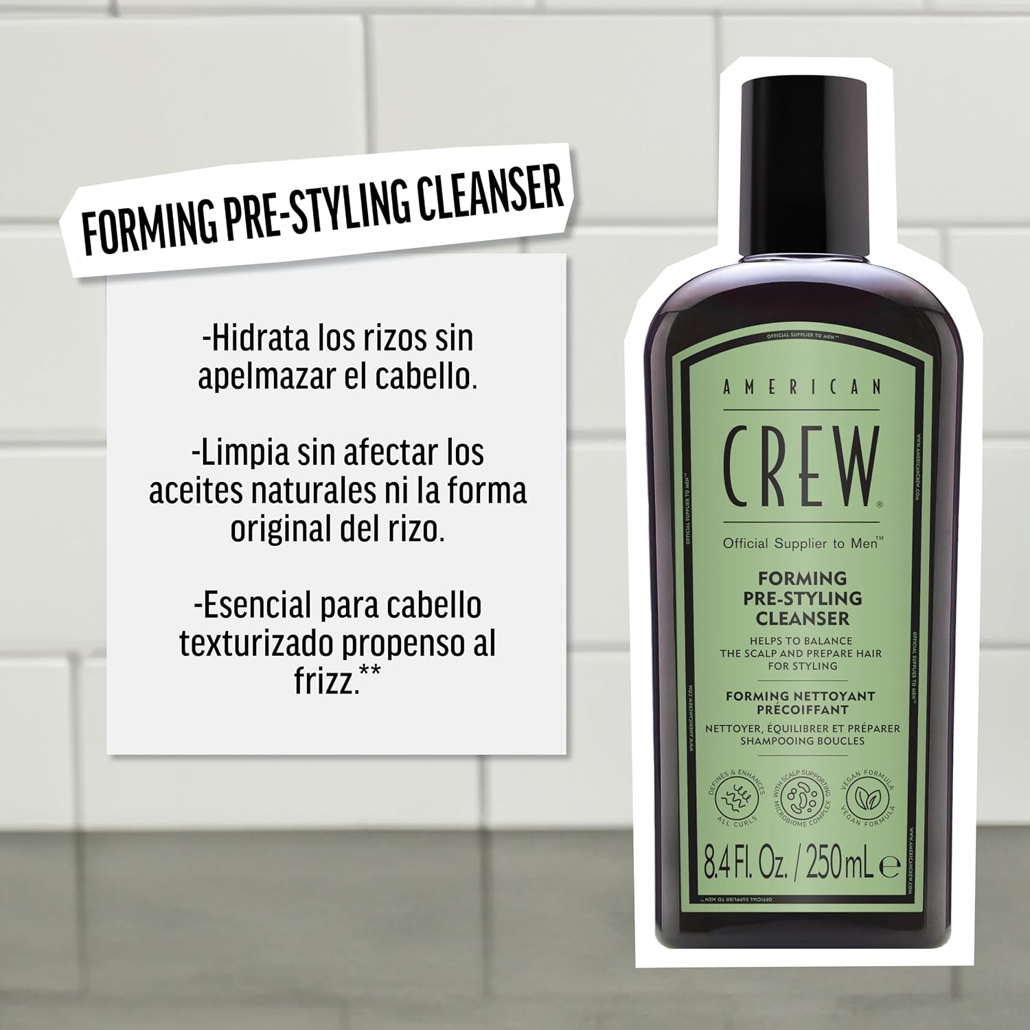 Thumbnail 4 de American Crew Forming Pre-Styling Cleanser 💇‍♂️ 250ML