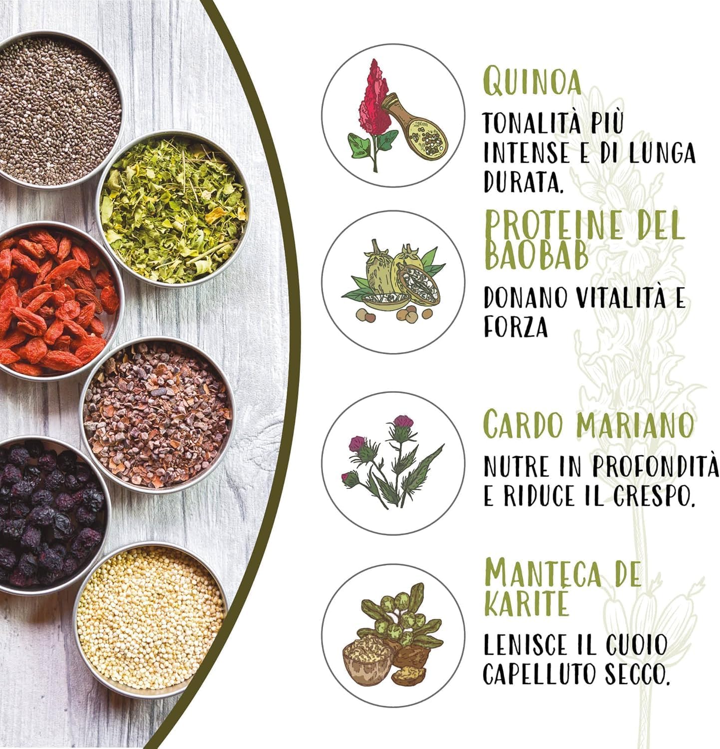 Thumbnail 2 de Naturtint Hair Food Maschera Quinoa: prolungare intensità, lucentezza e durata del colore