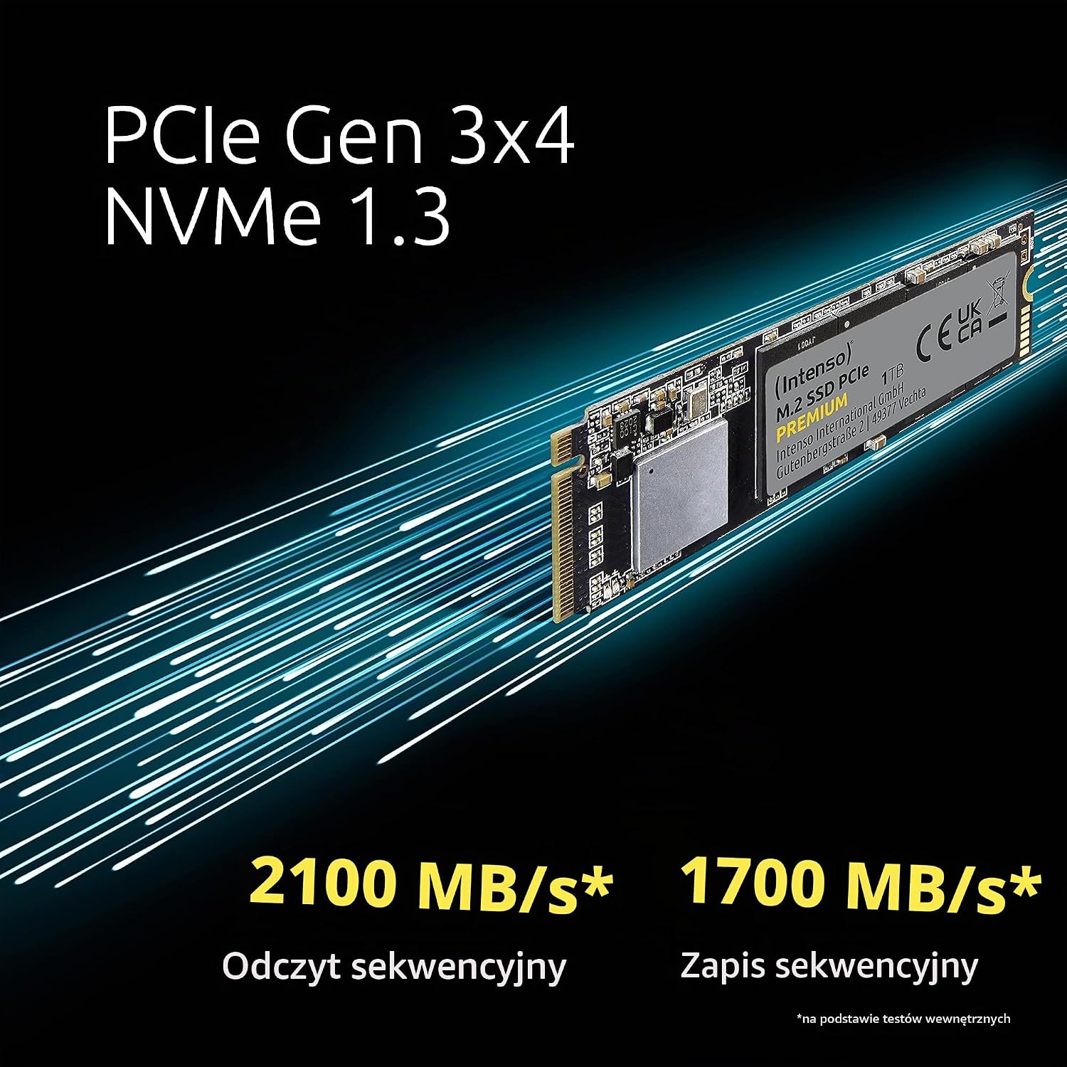 Detalle de Intenso 3835450 SSD M.2 2280 PCIe Premium 500 GB NVMe 1.3