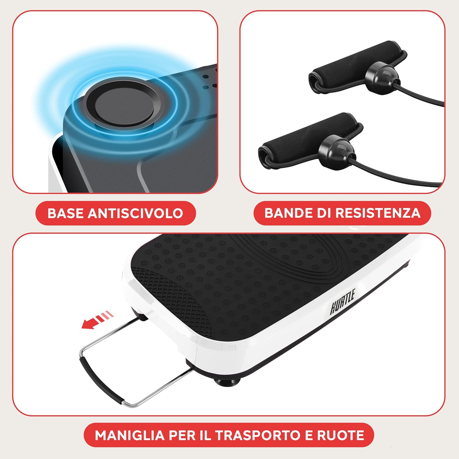 Thumbnail 6 de Hurtle Piattaforma Vibrante Fitness per allenamento vibrazione