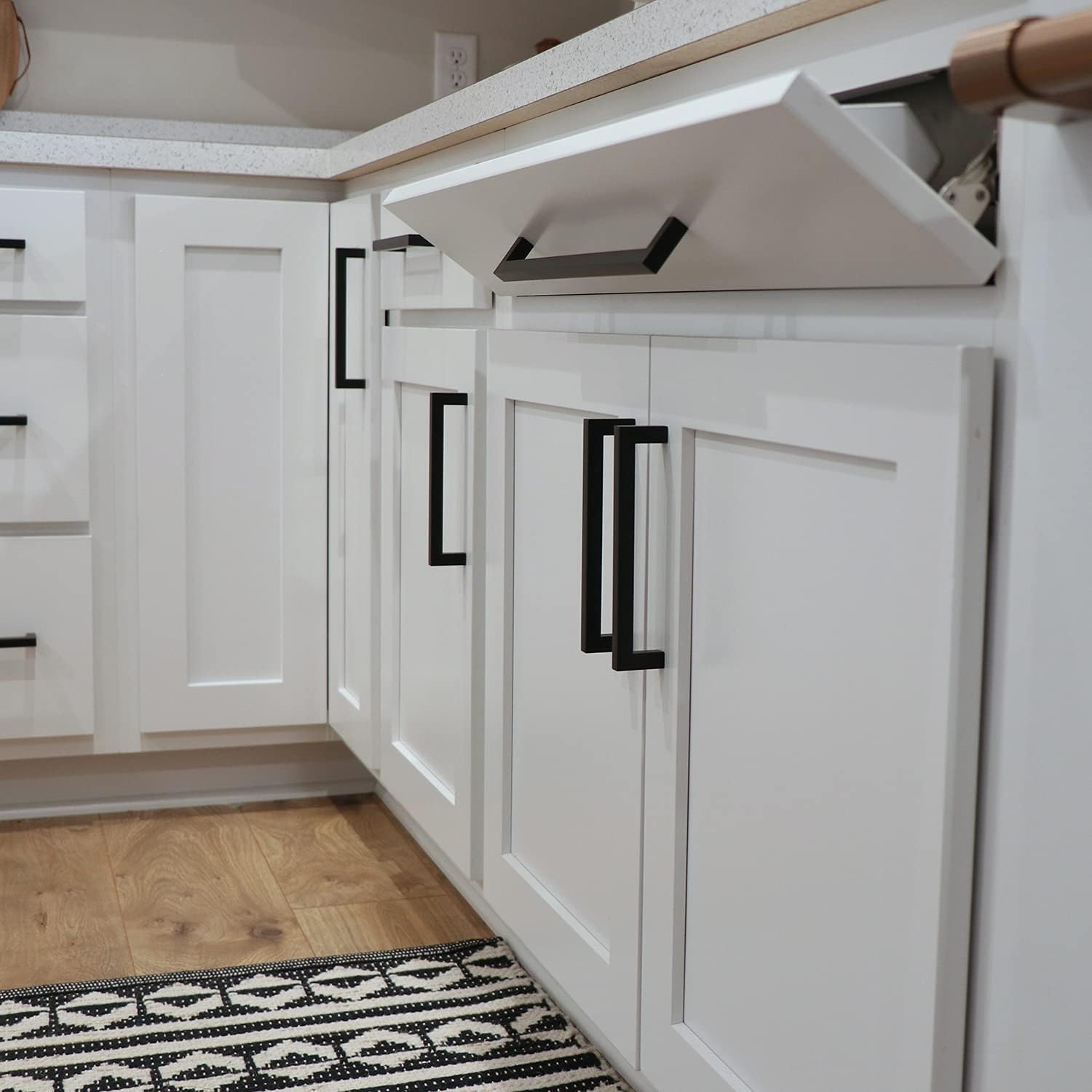 Thumbnail 5 de LONTAN 128mm Black Cabinet Handles