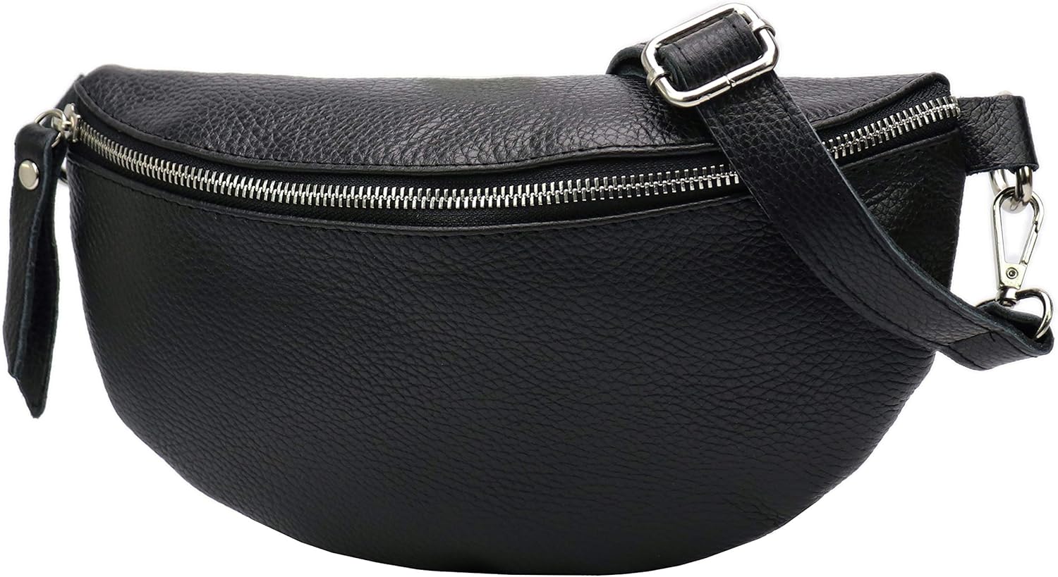 Detalle 2 de SH Leder Karla G359: Marsupio in vera pelle, compatto ma versatile per viaggi e uso quotidiano