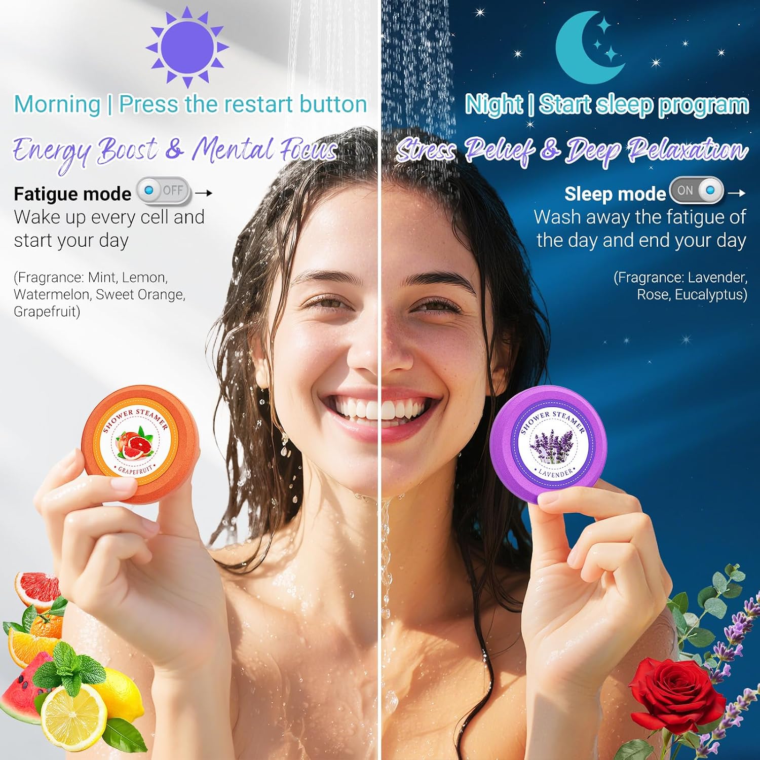 Detalle 2 de Aromatherapy Shower Steamers Shower Bombs