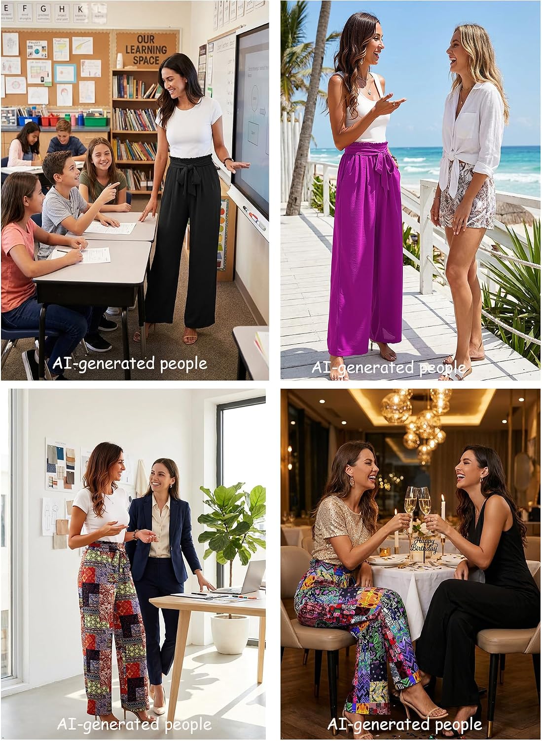 Thumbnail 5 de Heymoments Wide Leg Lounge Pants High Waist