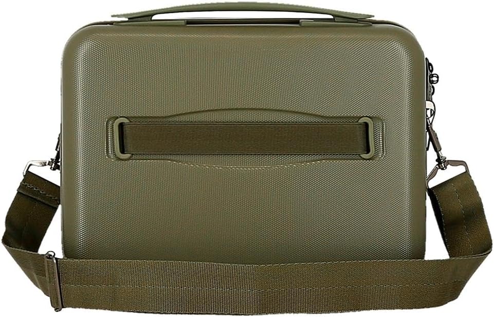 Detalle de MOVOM Wood beauty case da cabina in ABS con doppio scomparto e specchio