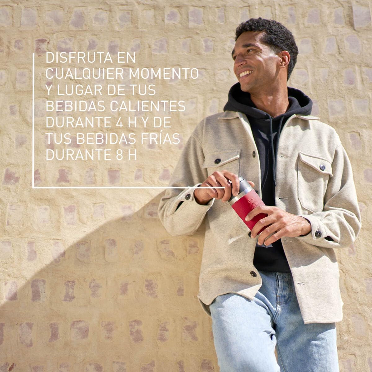 Thumbnail 4 de Taza de Viaje TEFAL Classic 0,36L Roja 🌍 - 100% Hermética