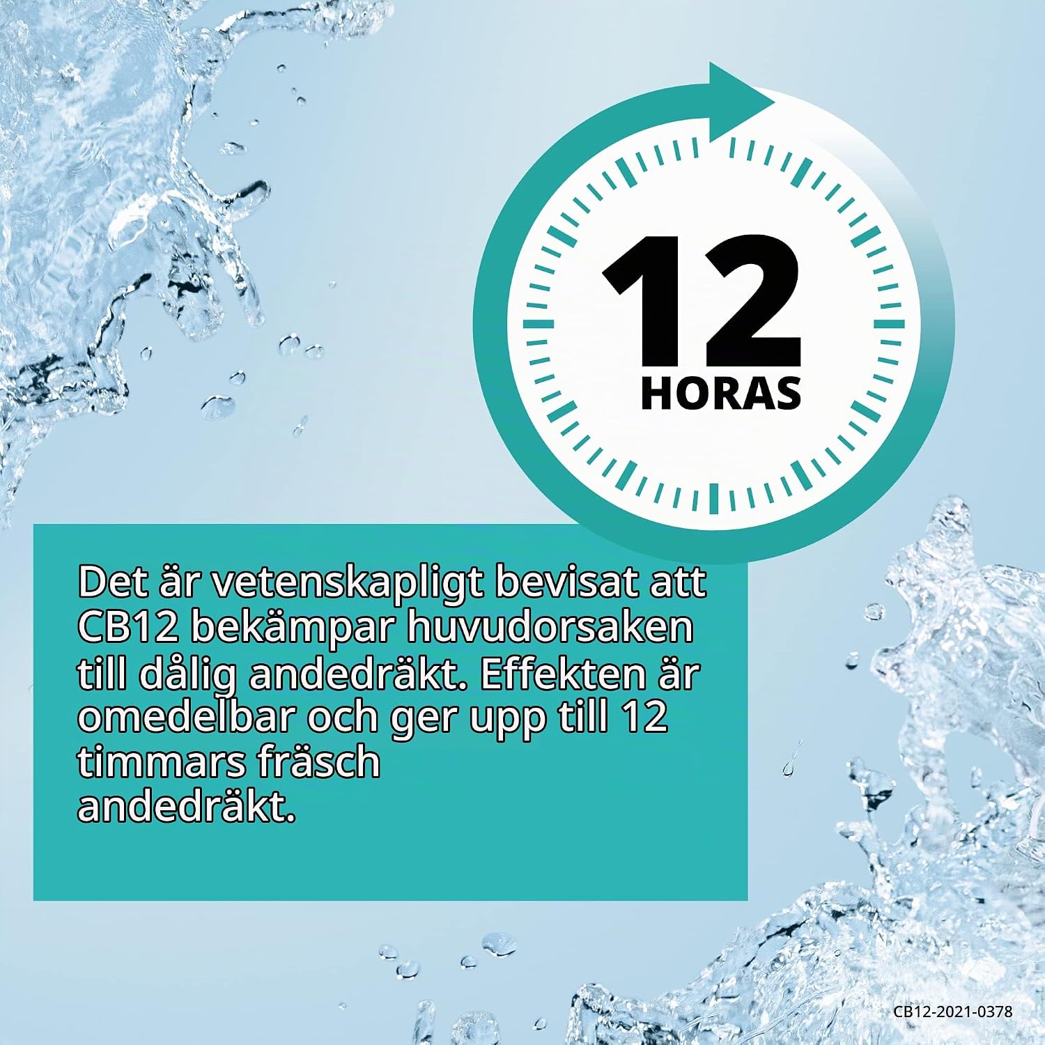 Detalle de CB12 Mild mint munskölj, flytande med mintsmak, 250 ml