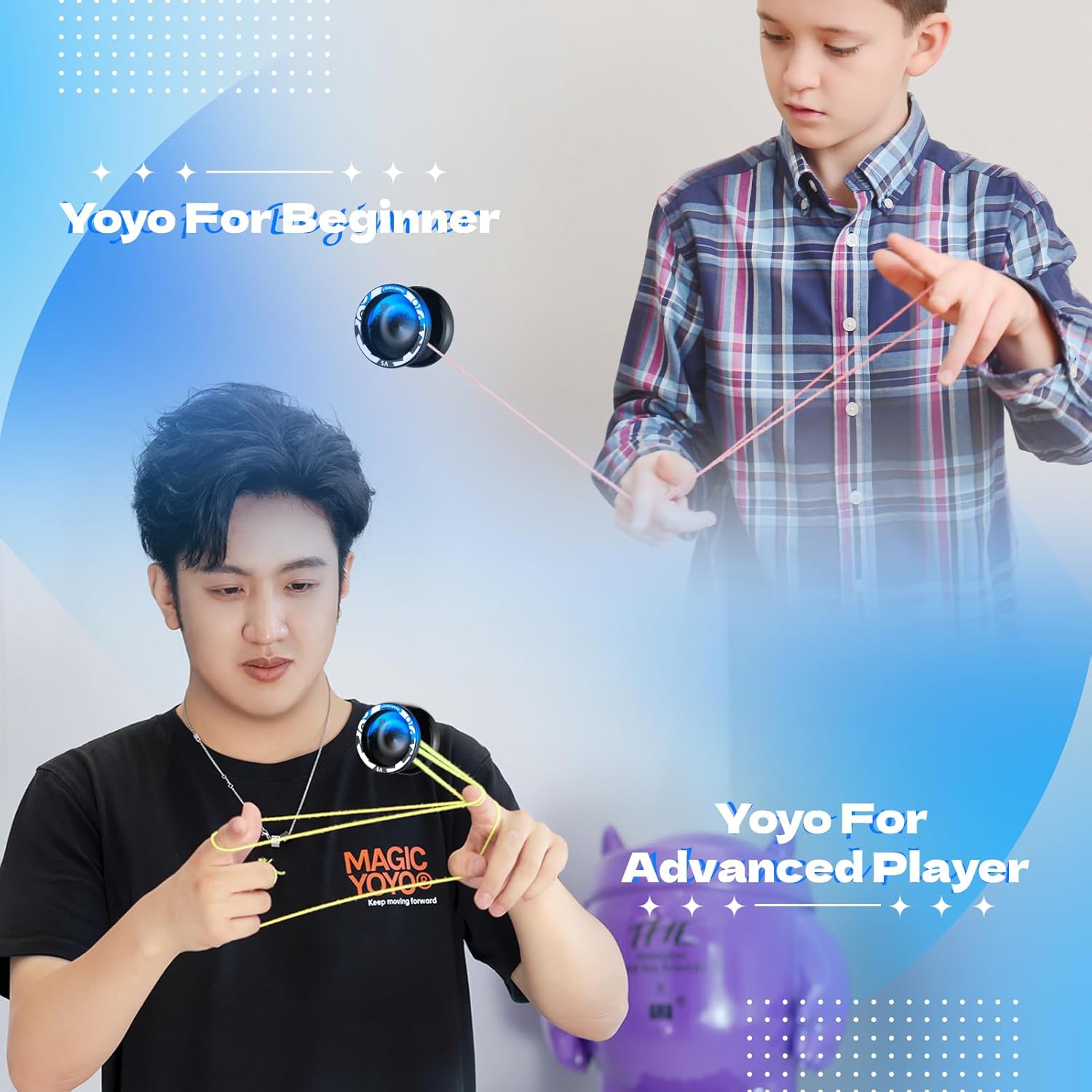 Thumbnail 5 de MAGICYOYO V3 Responsive Metal Yo-yo with 12 Strings