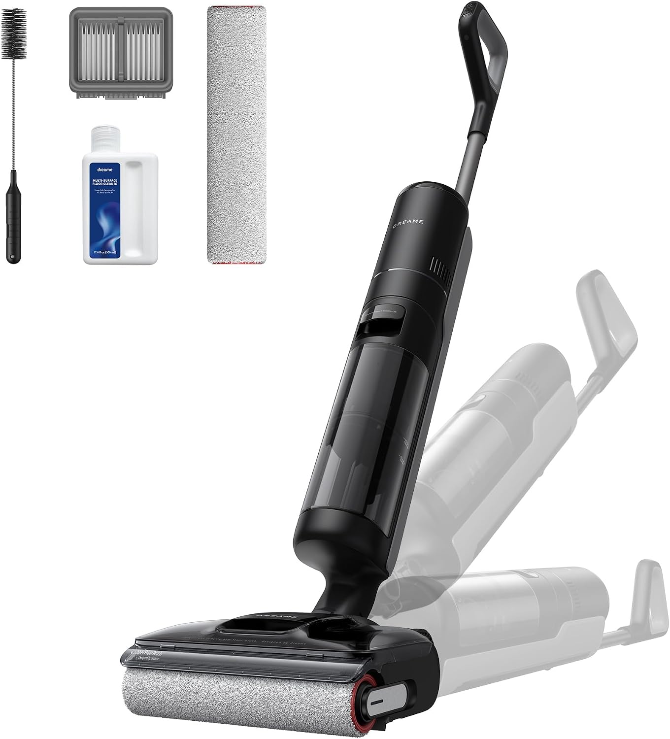 Detalle de dreame H12 Pro FlexReach Wet Dry Vacuum Mop, 18,000 Pa, 180° Lie-Flat