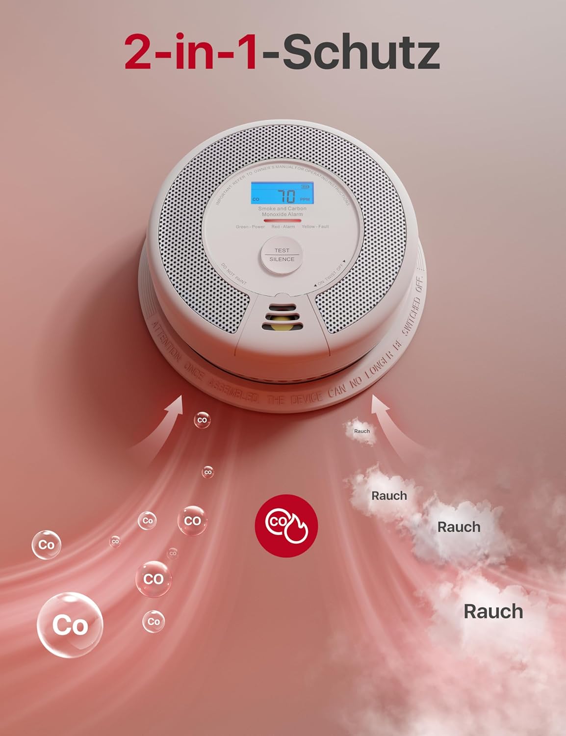 Thumbnail 1 de X-Sense SC07-WX Rauch- und CO‑Melder 2er-Set