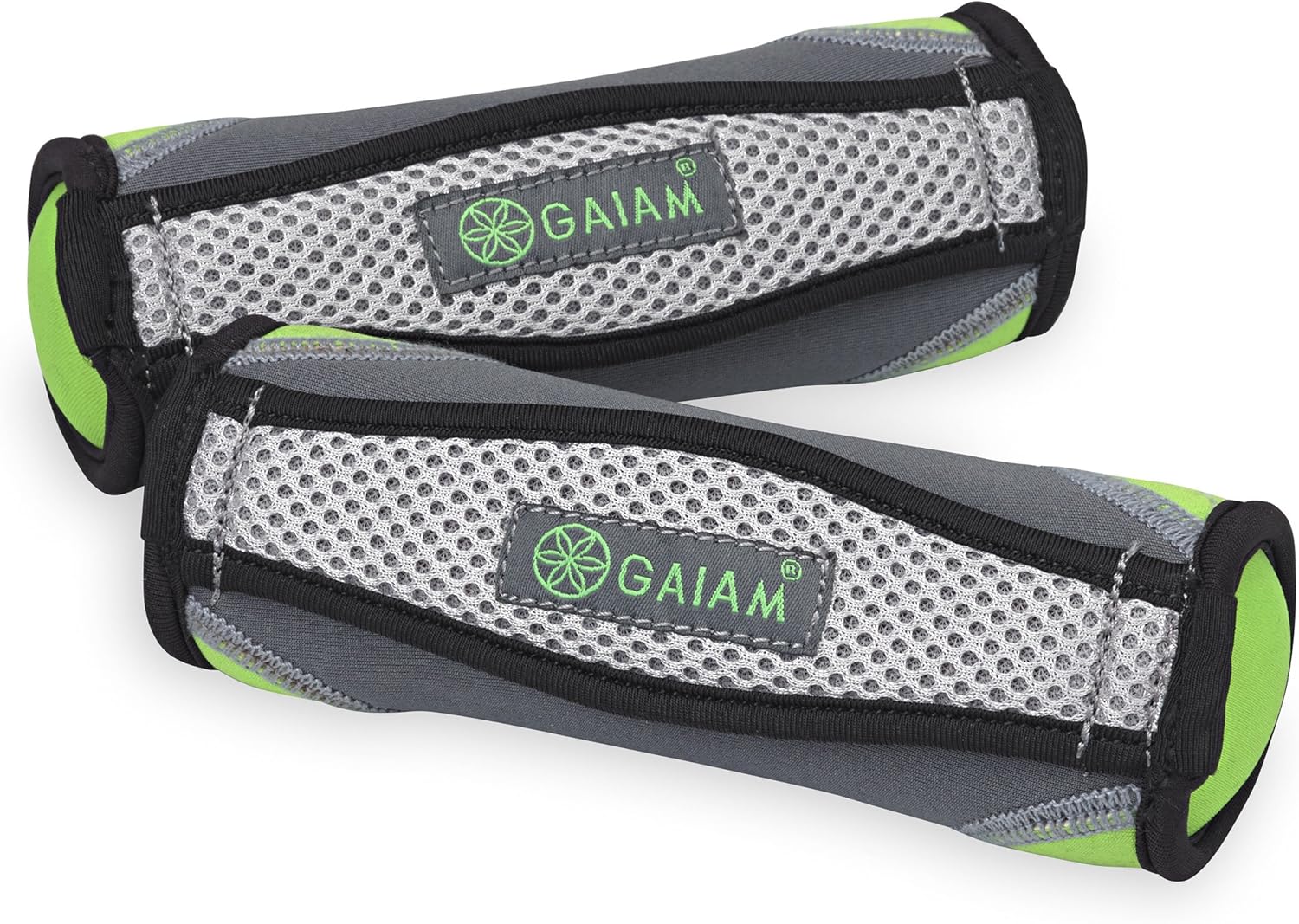 Gaiam Soft Dumbbell Walking Hand Weights with Strap