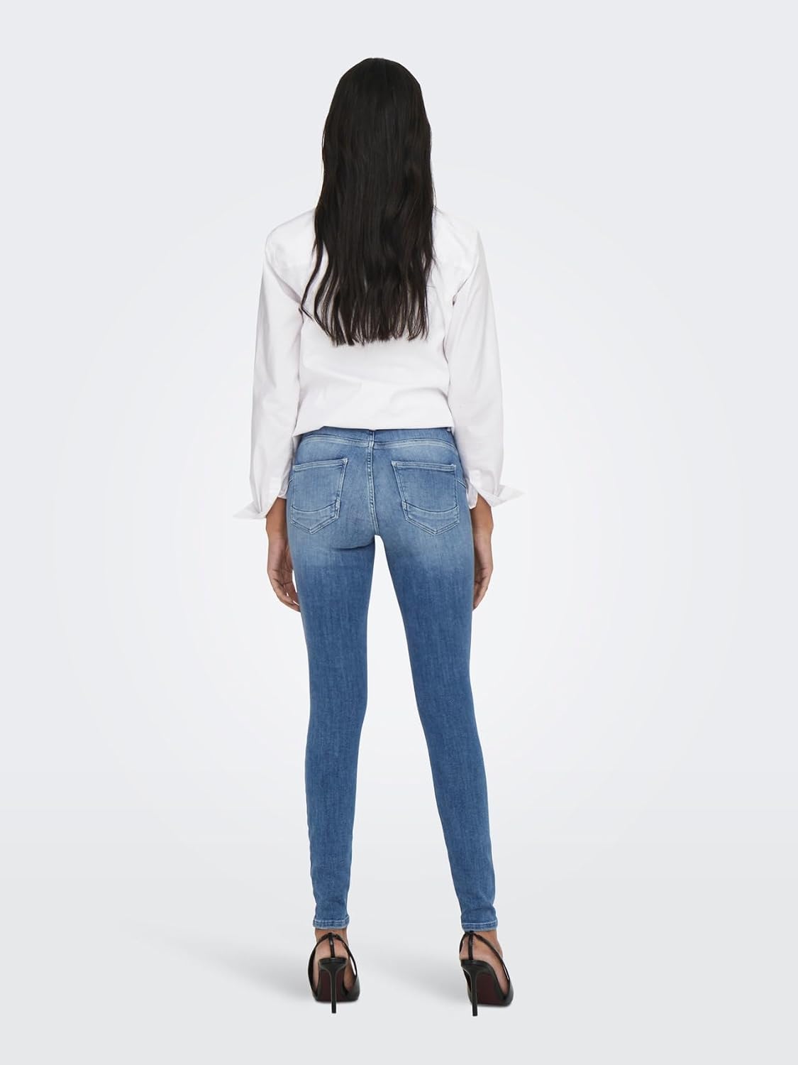 Detalle 2 de ONLY Female Skinny Jeans ONLPOWER – Mittlere Taille, Skinny Fit