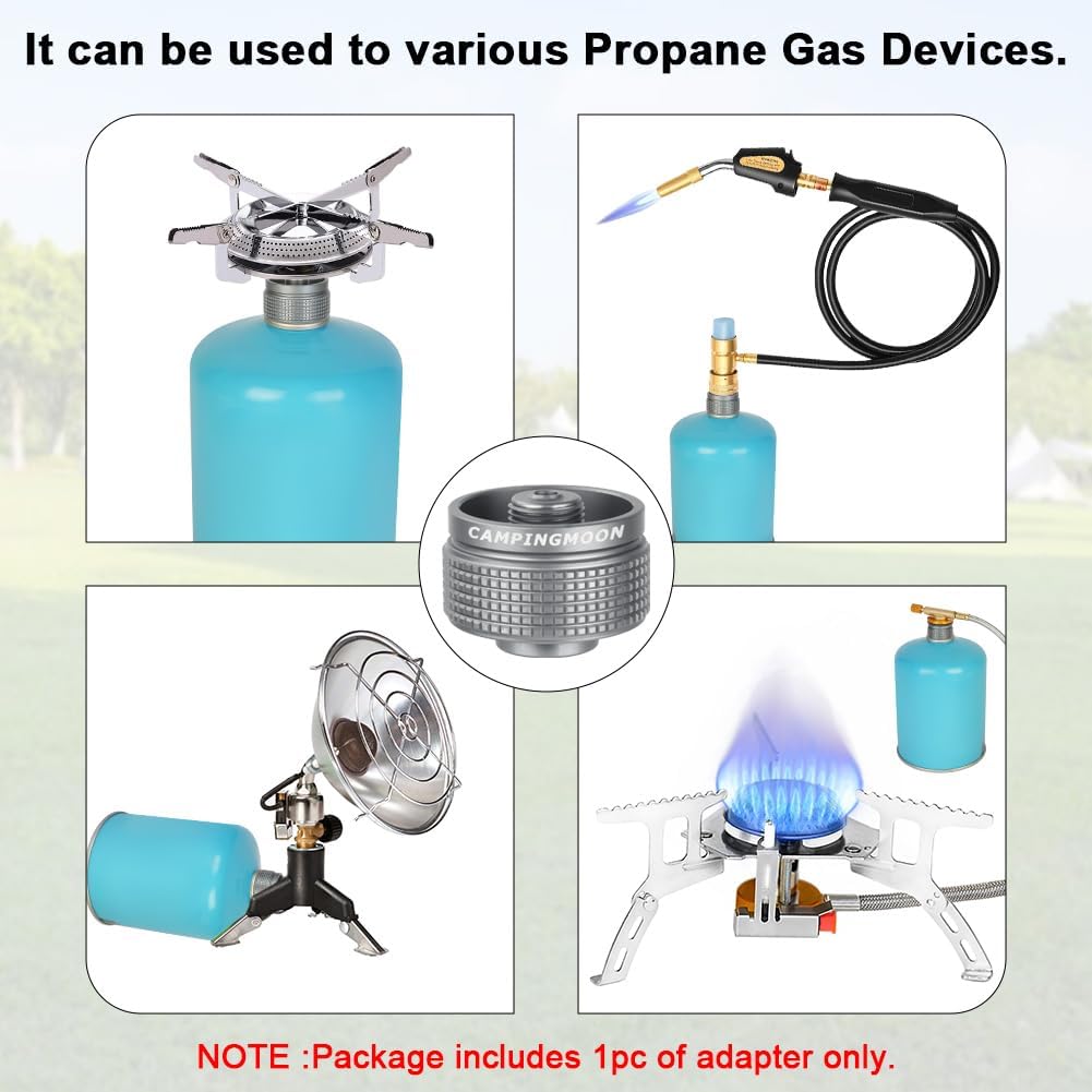 Thumbnail 5 de Adiwo Gas-Kartuschenadapter für Butan-Schraubventil: Nachfülladapter für Campingkocher