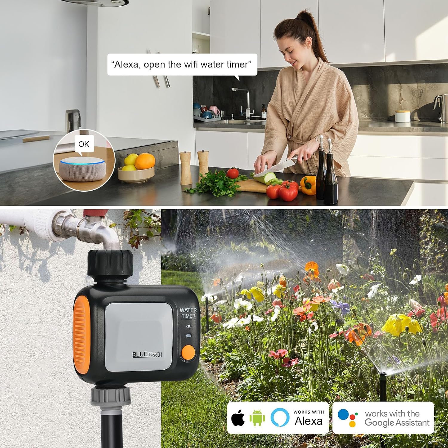 Thumbnail 6 de Johgee computer di irrigazione wifi con hub: controllo intelligente per giardino e serra