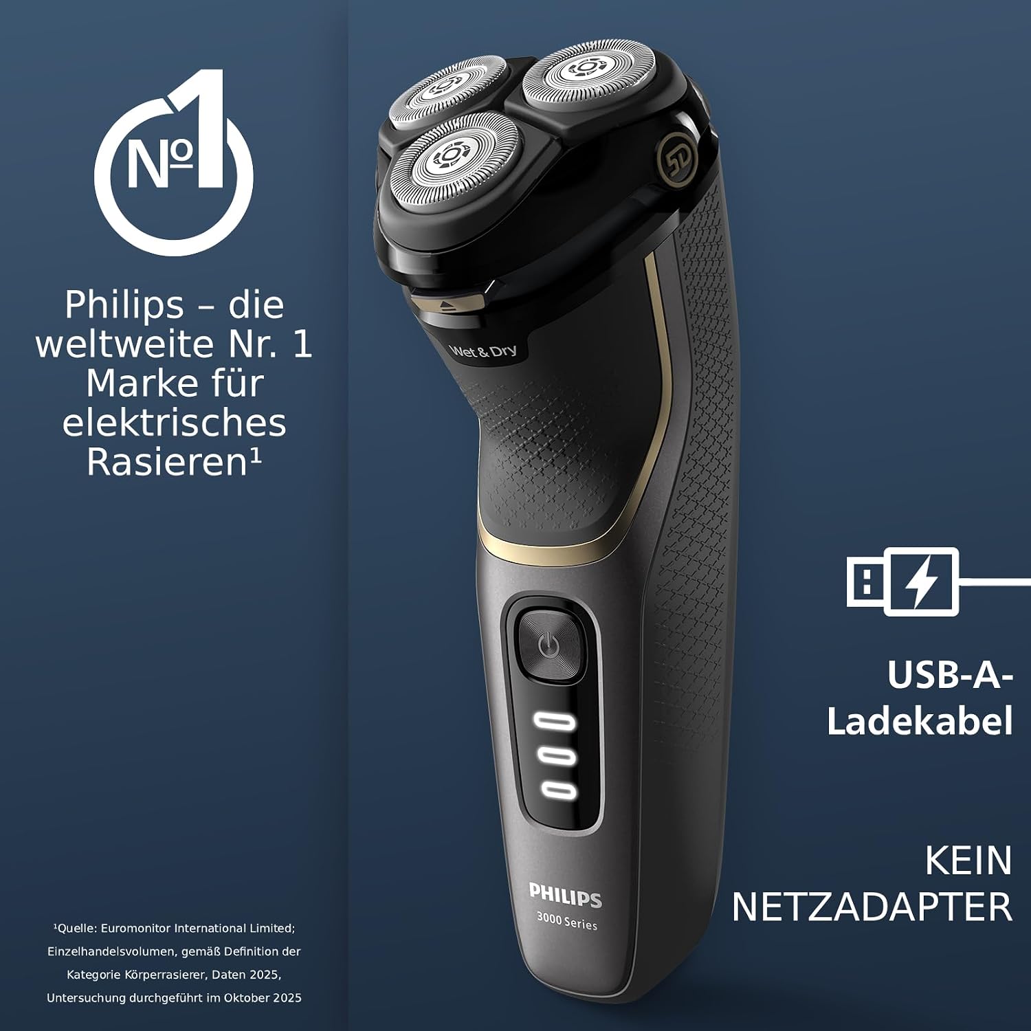 Detalle 2 de Philips Shaver Series 3000 S3342/13