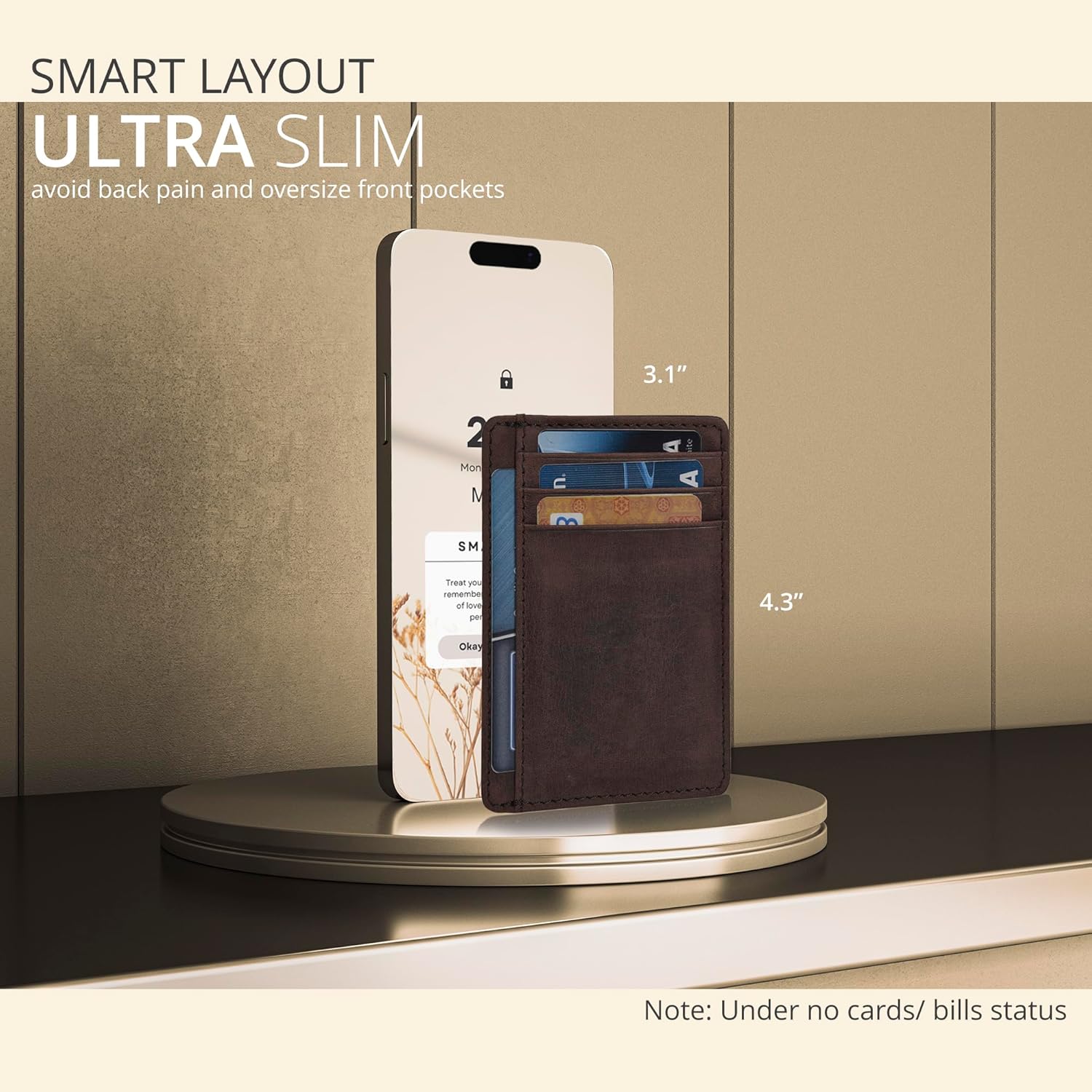 Thumbnail 2 de Oak Leathers RFID Slim Wallet