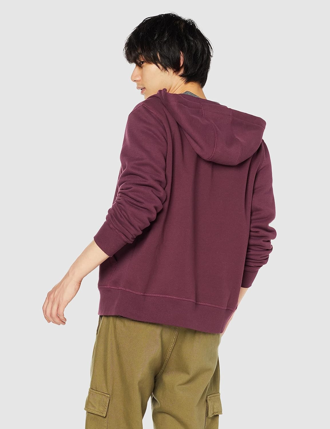 Thumbnail 2 de Amazon Essentials Uomo Felpa con Cappuccio e Cerniera Integrale in Pile – taglie Big & Tall