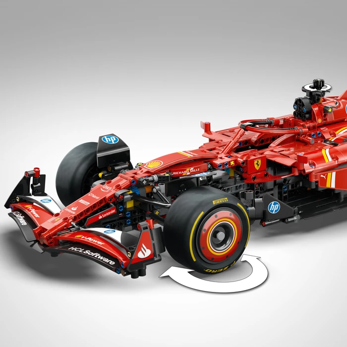 Detalle de LEGO Technic Ferrari SF-24 F1 Rennauto 42207 – Ausstellungsmodell mit 1.361 Teilen