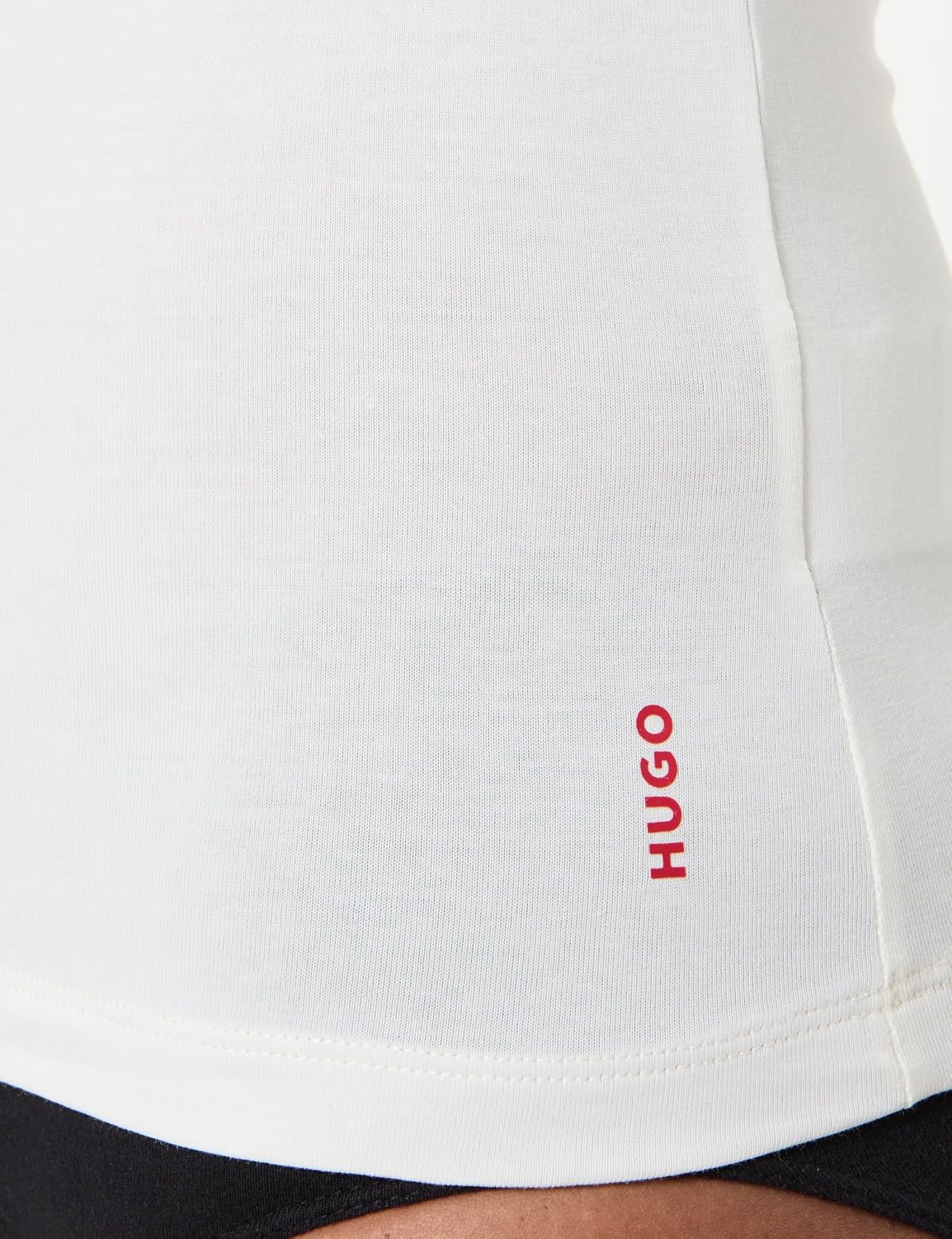 Detalle de HUGO Damen Twin Vest 10272521 01 Vest – hochwertige Baumwollmischung
