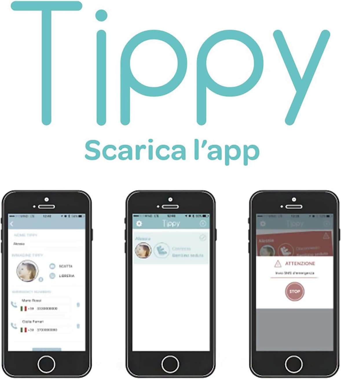 Thumbnail 2 de TIPPY PAD by Digicom — Dispositivo anti abbandono multicolore per seggiolini auto