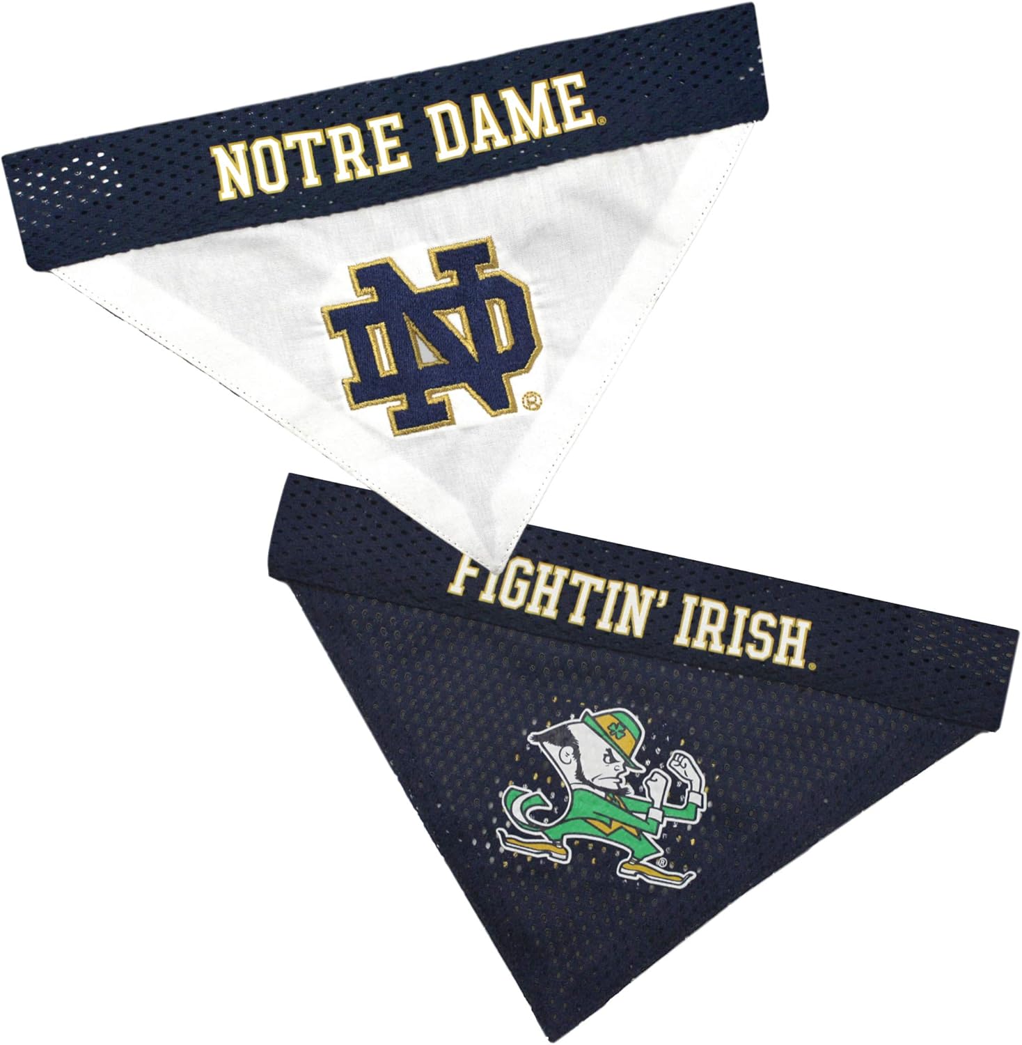 Detalle de Pets First Collegiate Reversible Pet Bandana (Ohio State Buckeyes), Large/X-Large