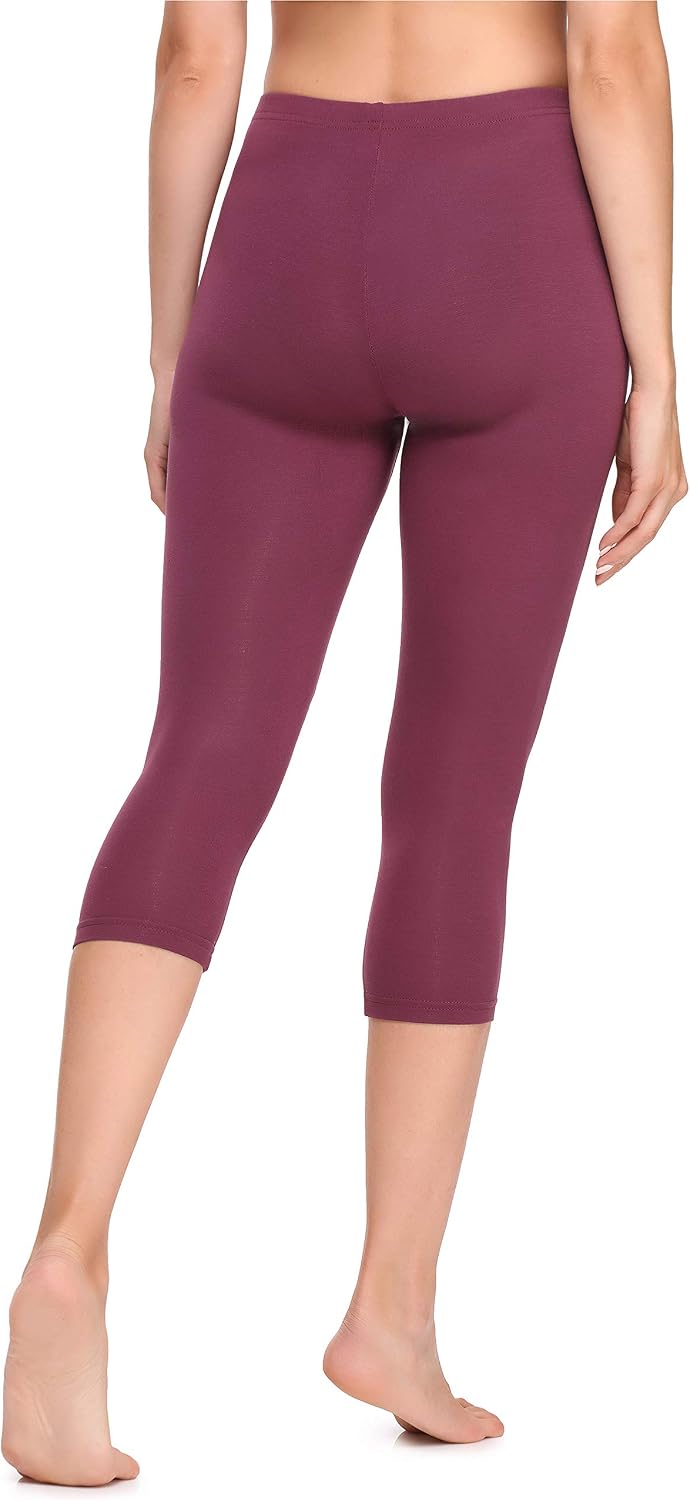Detalle 1 de Bellivalini BLV50-148 dameslegging 3/4 van viscose met elastaan