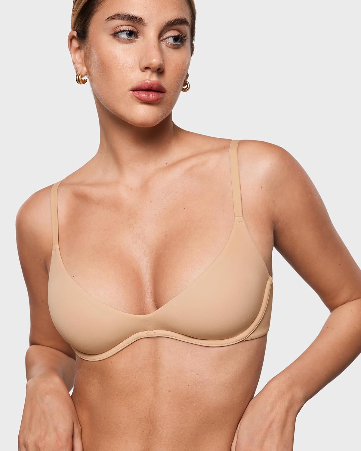 Thumbnail 4 de INLYRIC Inbarely Plus soutien-gorge plongeant à armatures non doublées, balconnet plongeant