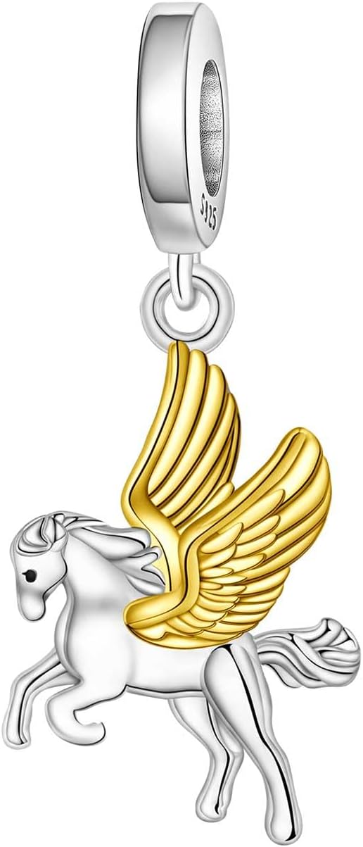 Detalle 2 de CYCUFF Charms in Sterling Silver 925 per Bracciale e Collane Europee – Regalo elegante per Donne