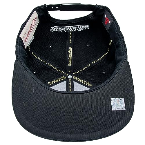Detalle de Mitchell & Ness Uomo Snapback cap Chicago Bulls – Black & White