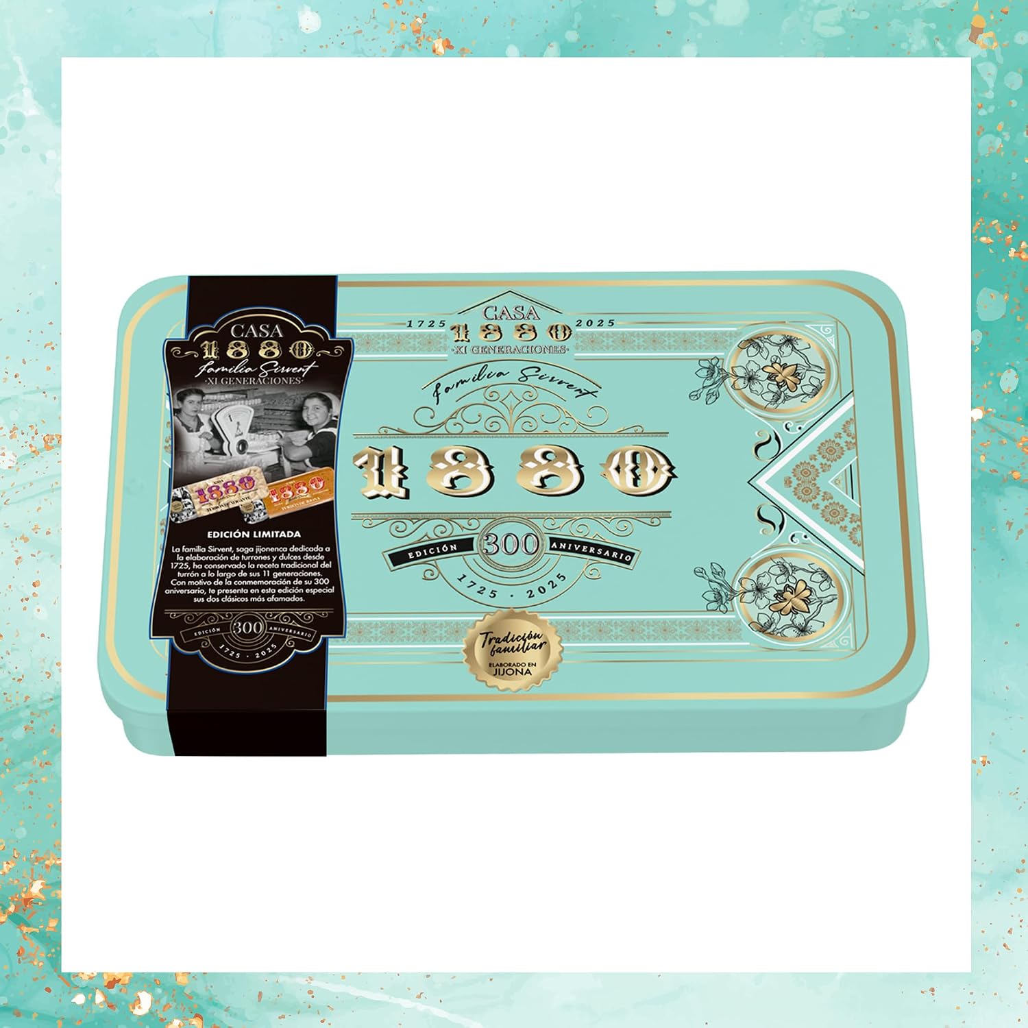 Detalle de 1880 Edición 300 ANIVERSARIO Turrón 500 gramos