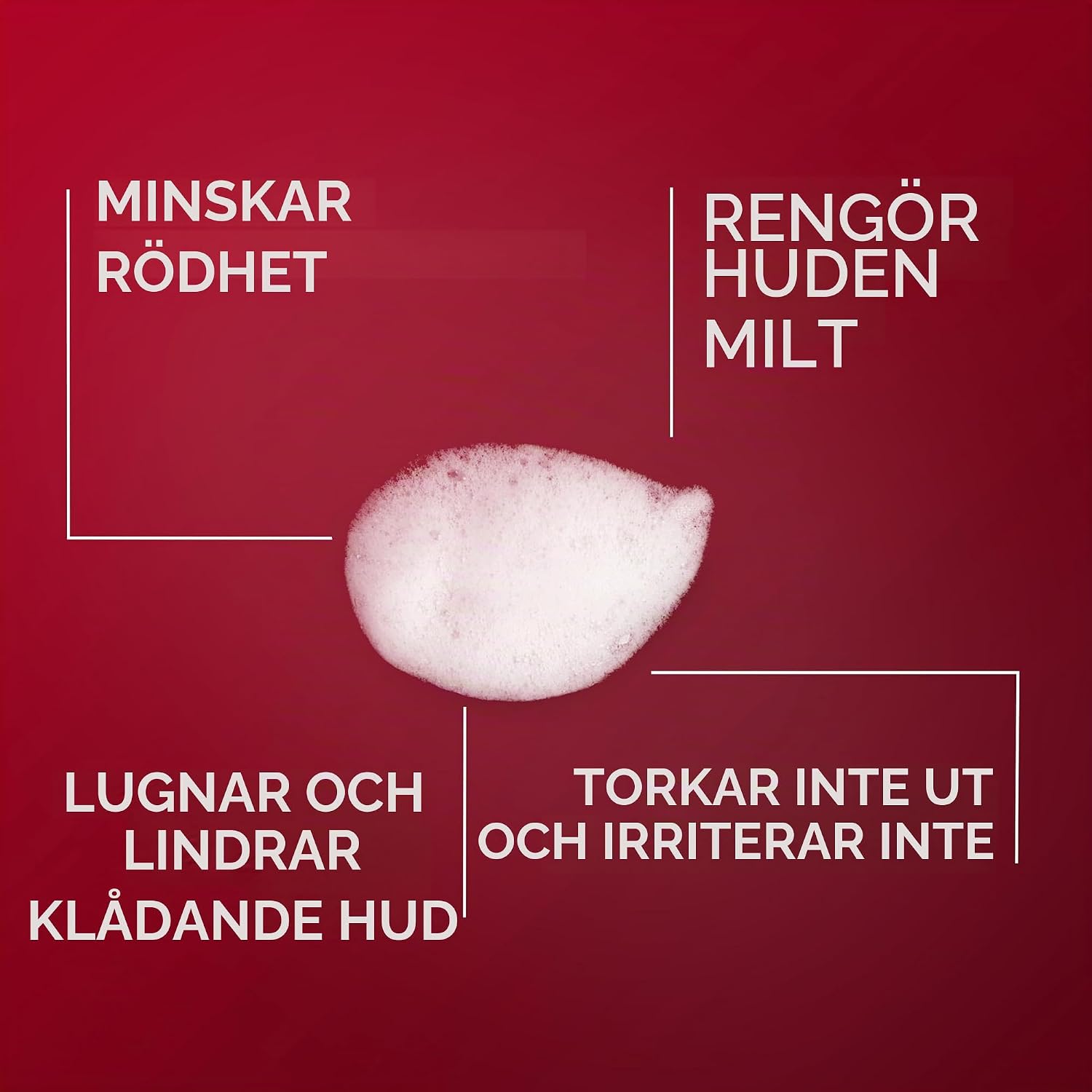Detalle 2 de Cetaphil PRO REDNESS ansiktsrengöringsskum för känslig hud, 236 ml