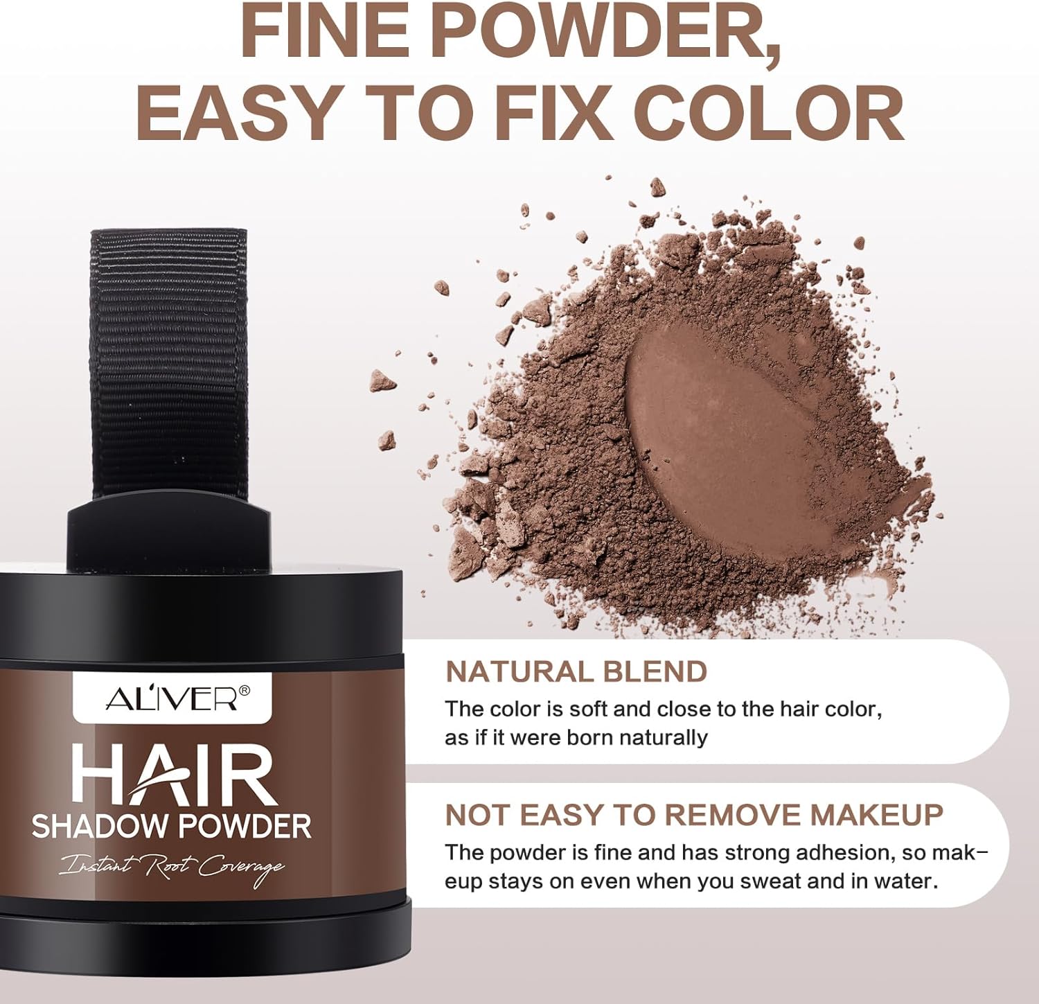 Detalle de Sombra para el Cabello Marrón claro 1 unidad