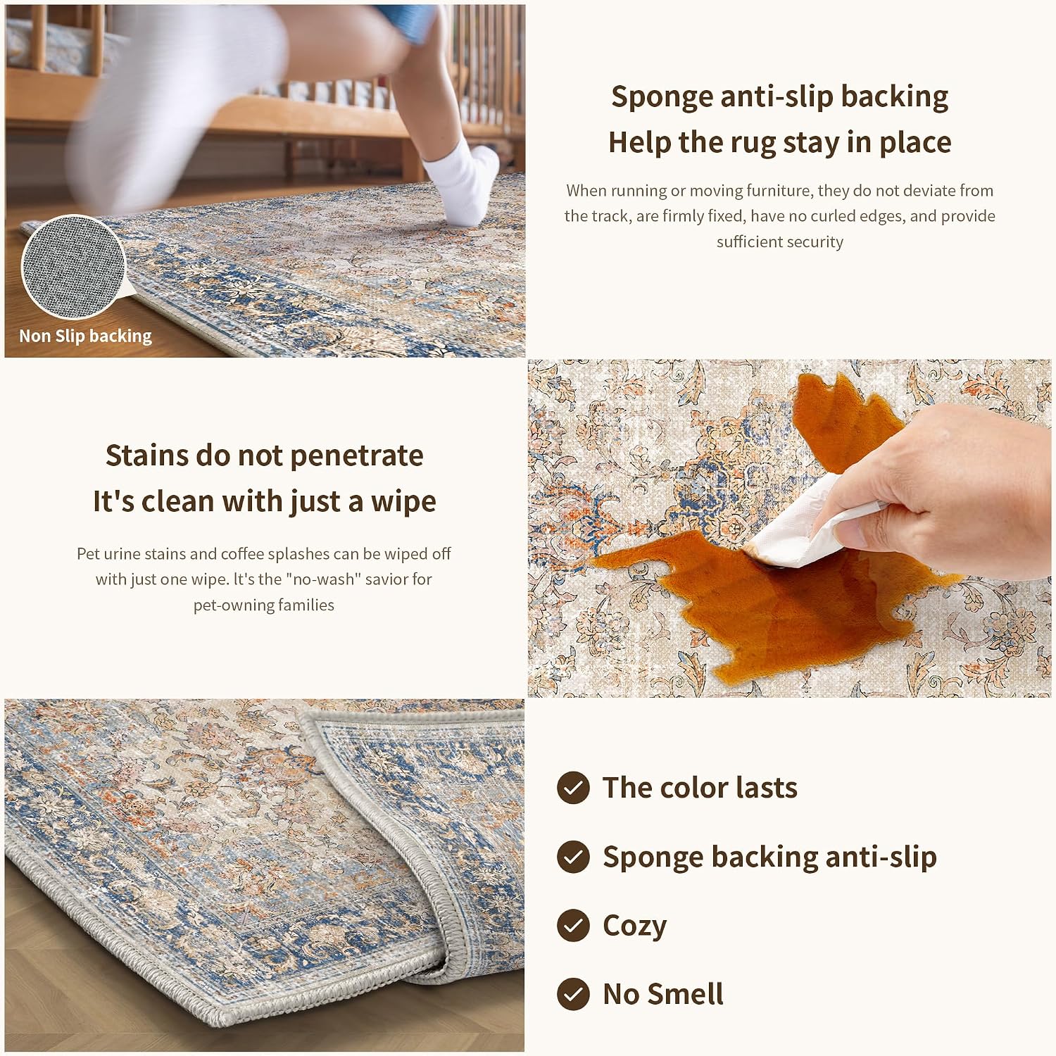 Thumbnail 6 de PureCozy Extra Living Room Area Rug