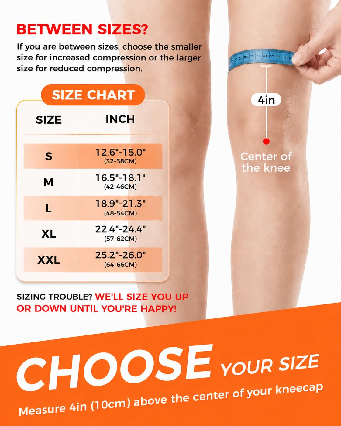 Detalle de Changenow Upgraded Medical-Grade Knee Brace for Men and Women