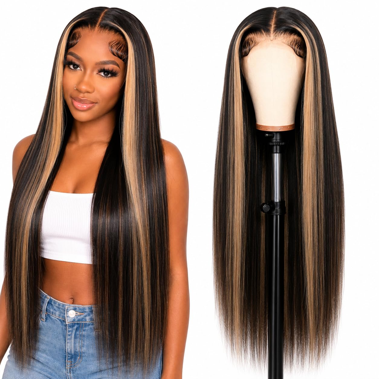 Thumbnail 4 de Cypha Ombre Lace Front Wig 28in