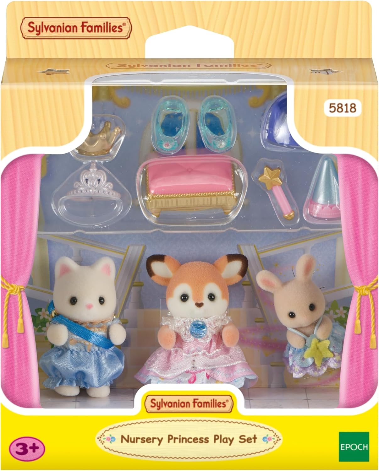 Thumbnail 1 de Sylvanian Families 5818 Baby-Prinzessinnen-Spielset mit Tierfiguren und Accessoires
