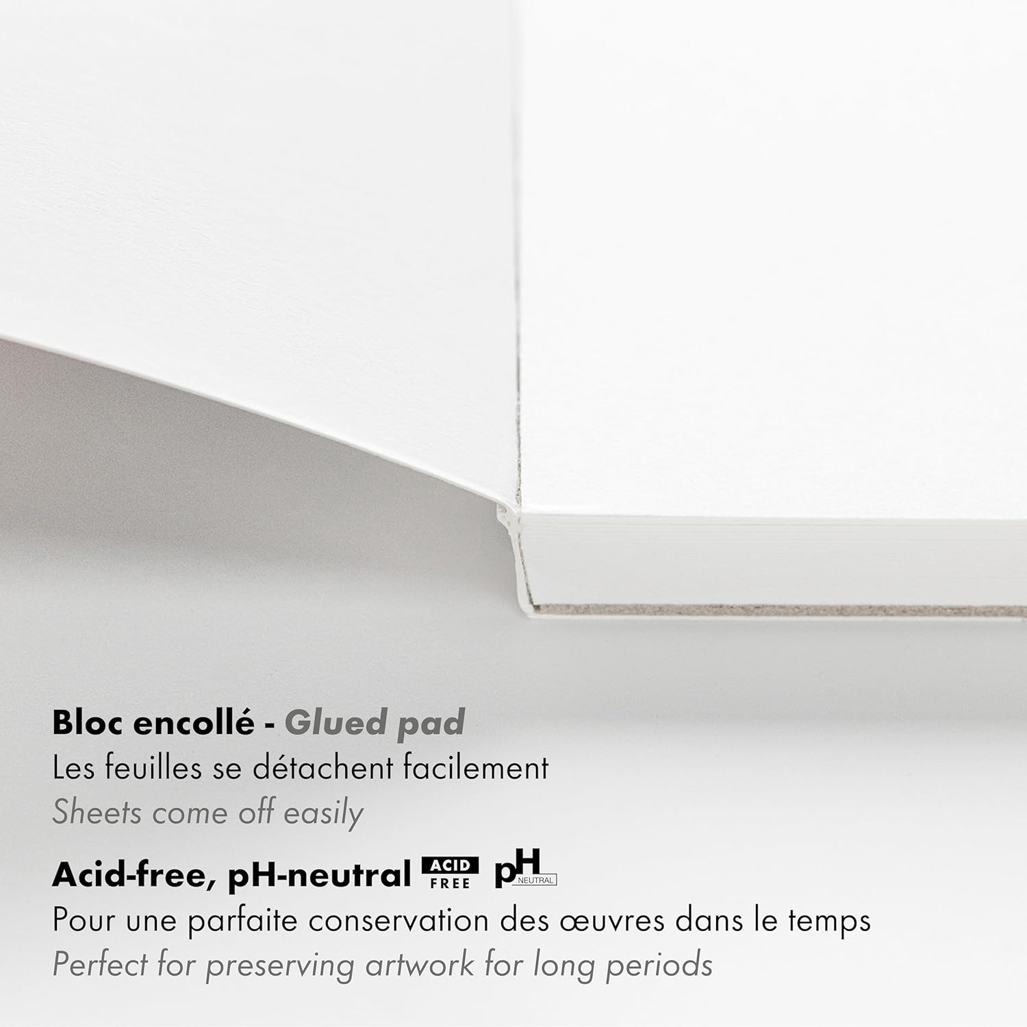 Thumbnail 1 de Clairefontaine 975730C Bloc Collé PaintON Multi-techniques – 25 feuilles A3 250 g, surface lisse